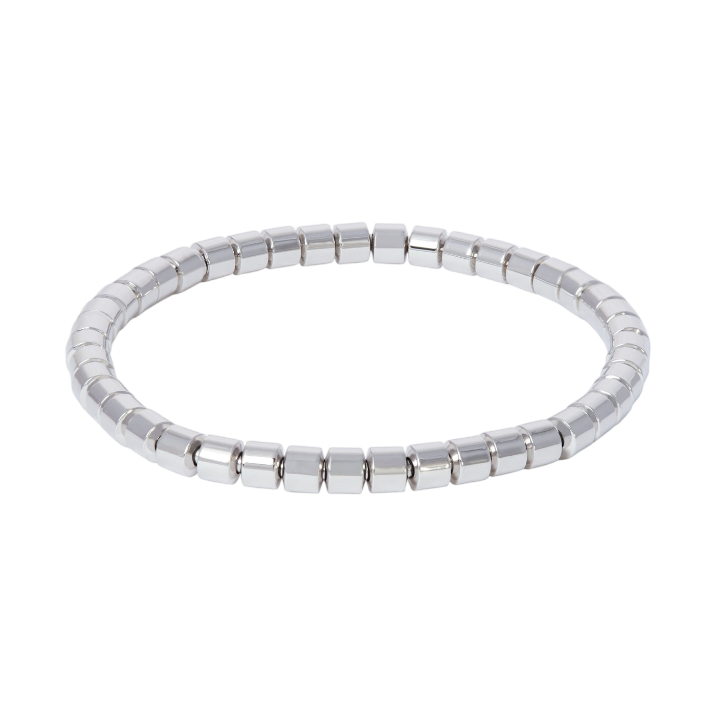 Taren Bracelet | White Gold / 6.5 in (16.5 cm) | Bracelets Bracelets