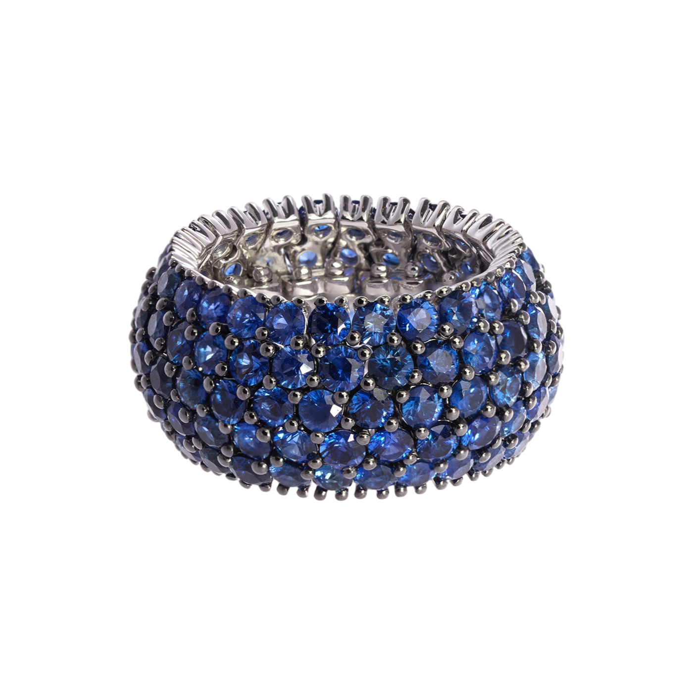 Flexible Ring with Sapphires | Rings