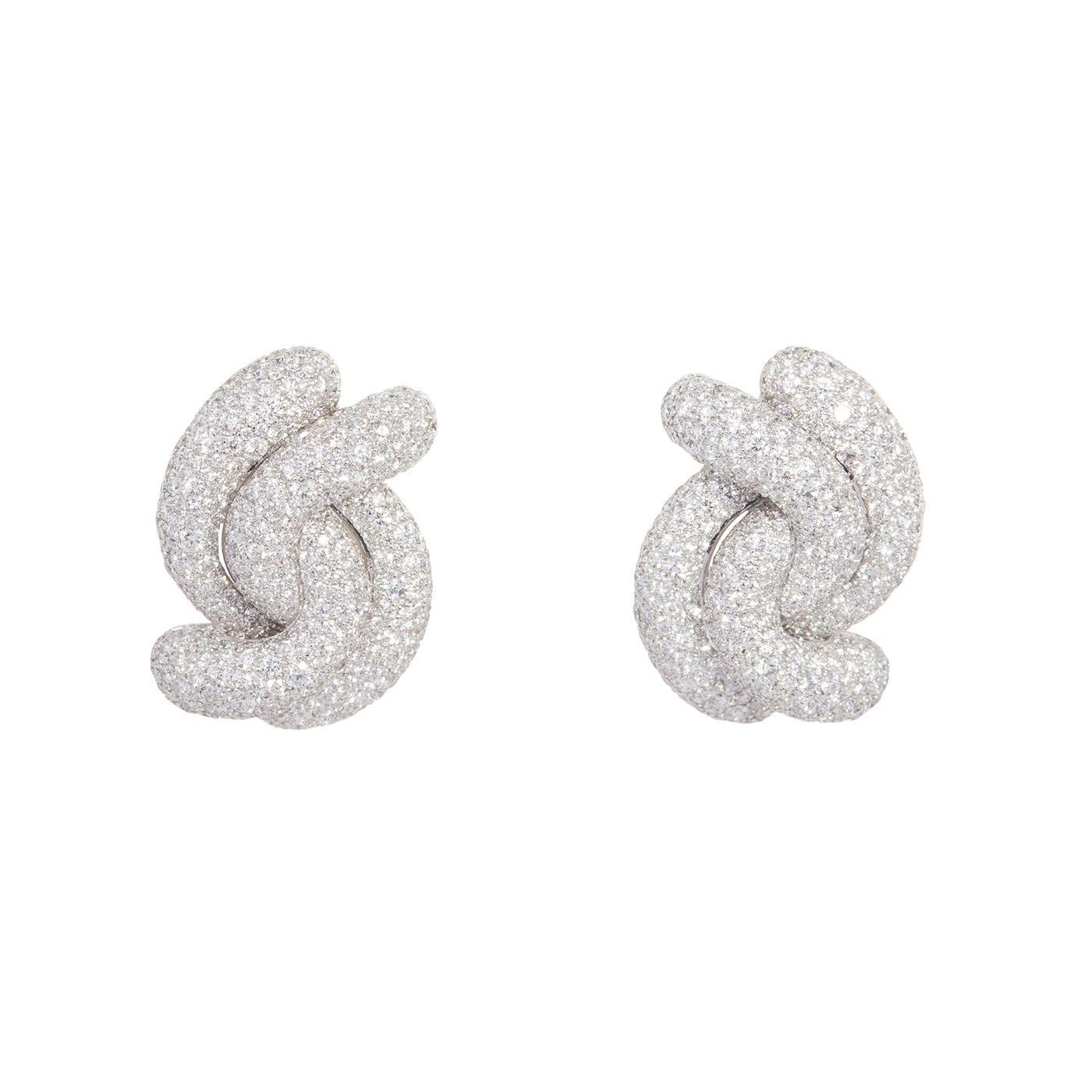 Diamond Swirl Earrings | Archival Sale 2024