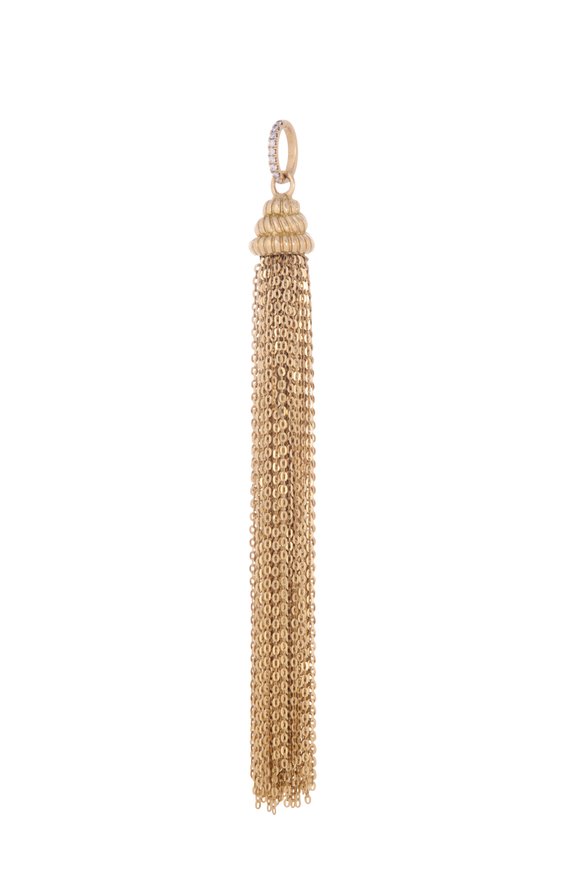 Rolling Top Tassel Pendant