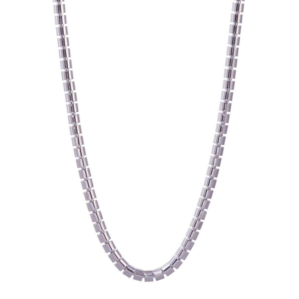 Short Skinny Ophelia Necklace | White Gold / 14 in (35.5 cm) | Necklaces