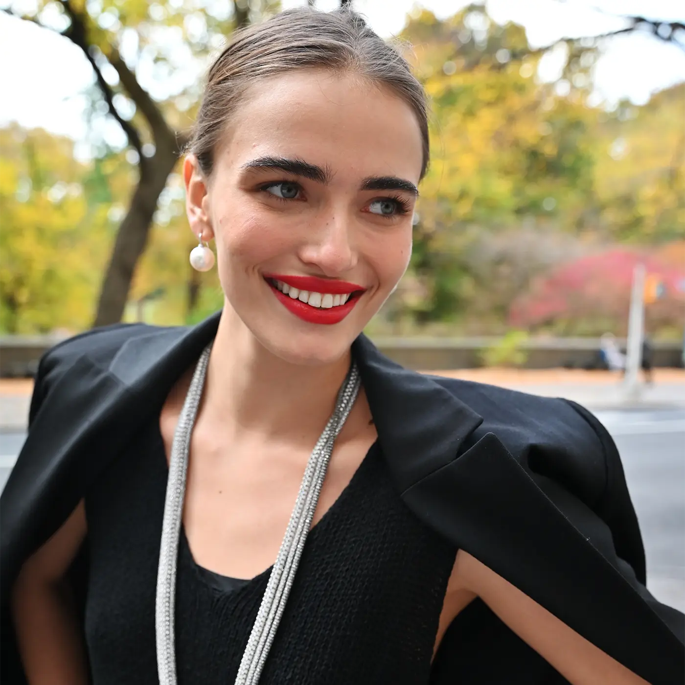 Floating Pearl On The Hook Earrings | Earrings