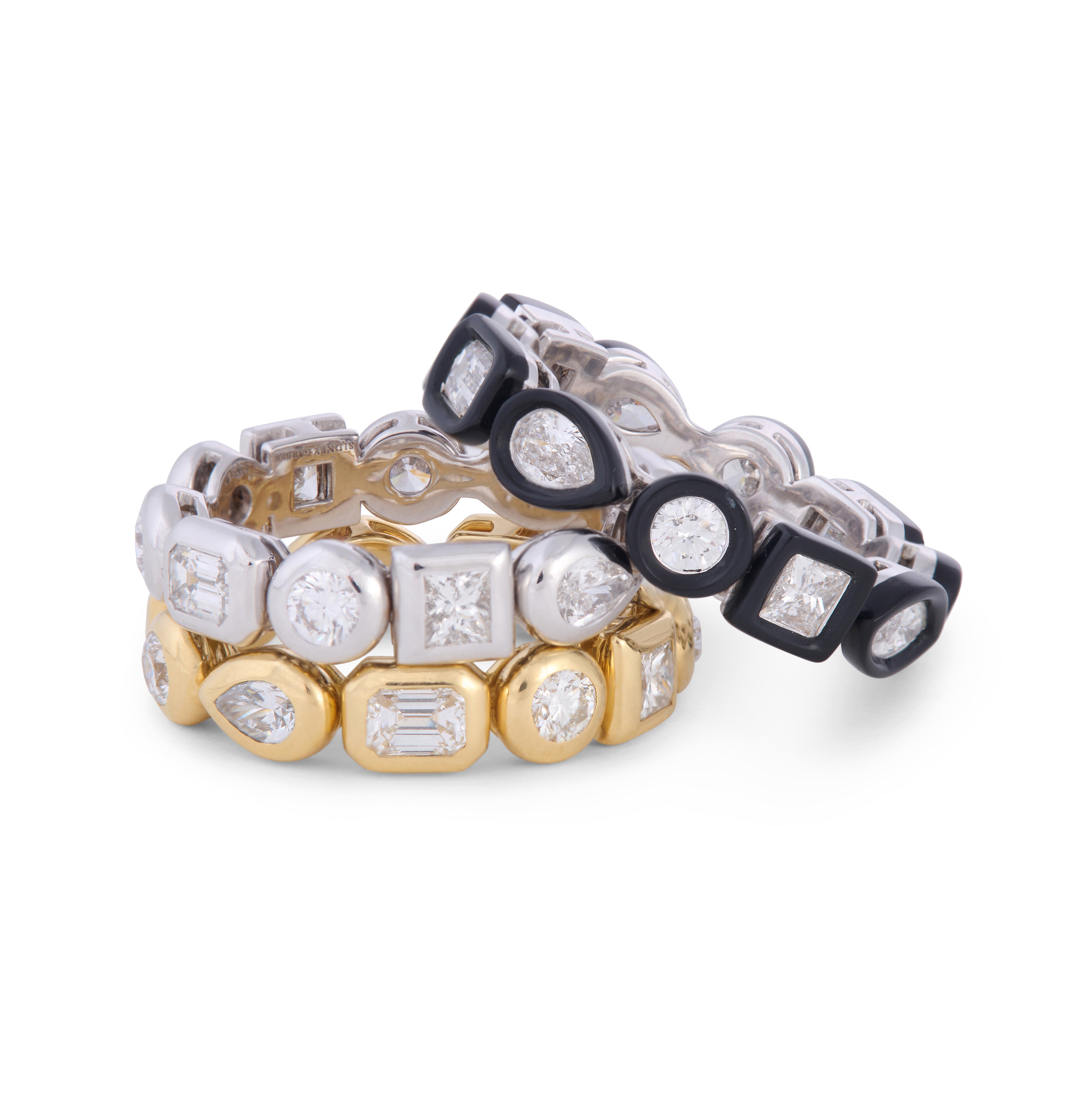 Enamel Multi Shape Ring
