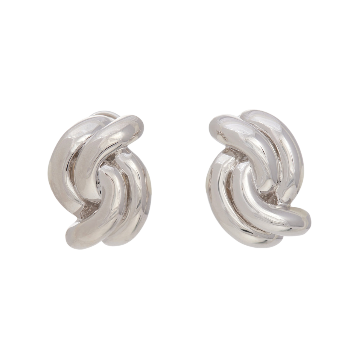 Swirl Earrings | White Gold | Earrings Earrings