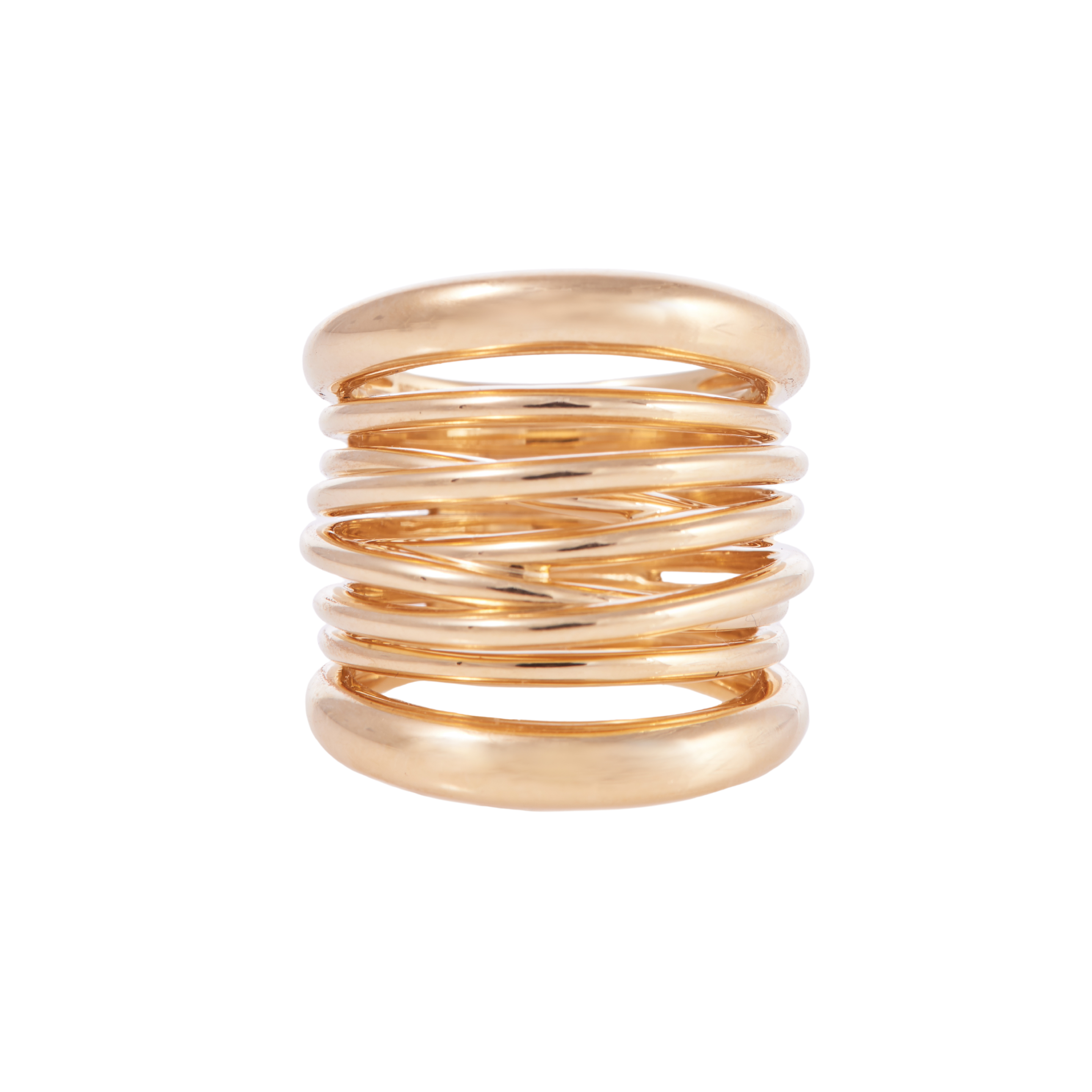 Tall Scribble Ring