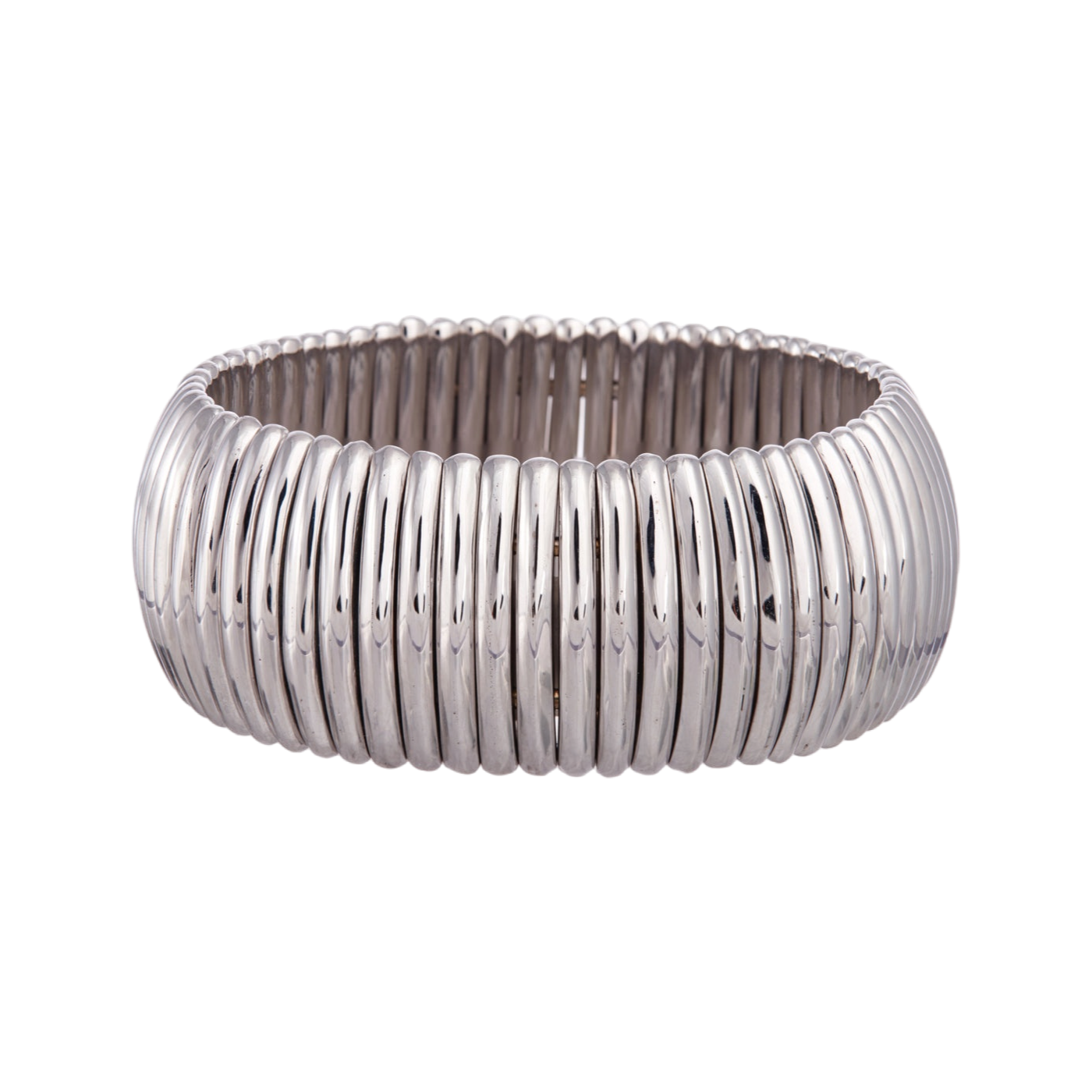 Stretch Line Bracelet | White Gold / 6.7 in (17 cm) | Bracelets
