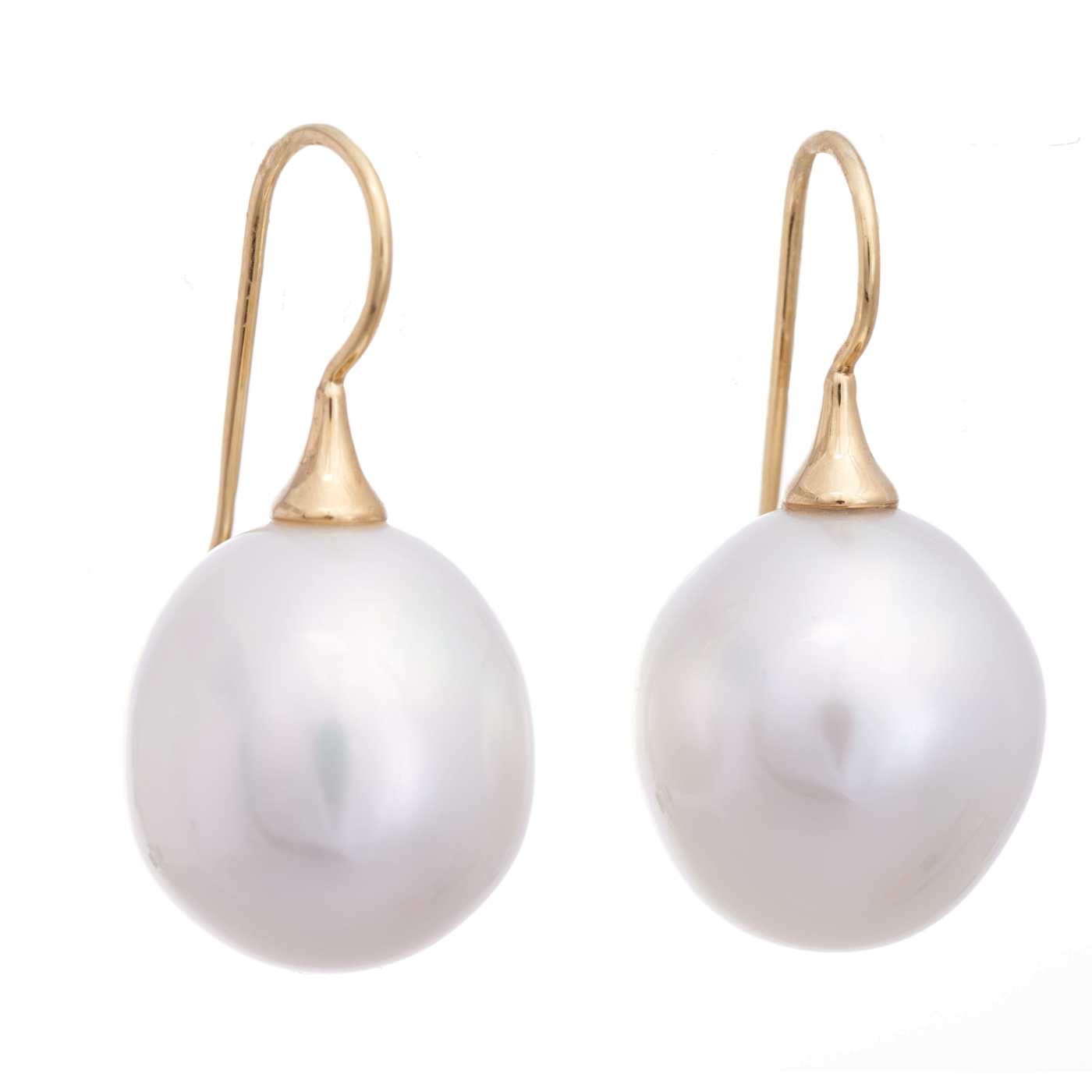 Floating Pearl On The Hook Earrings | Earrings