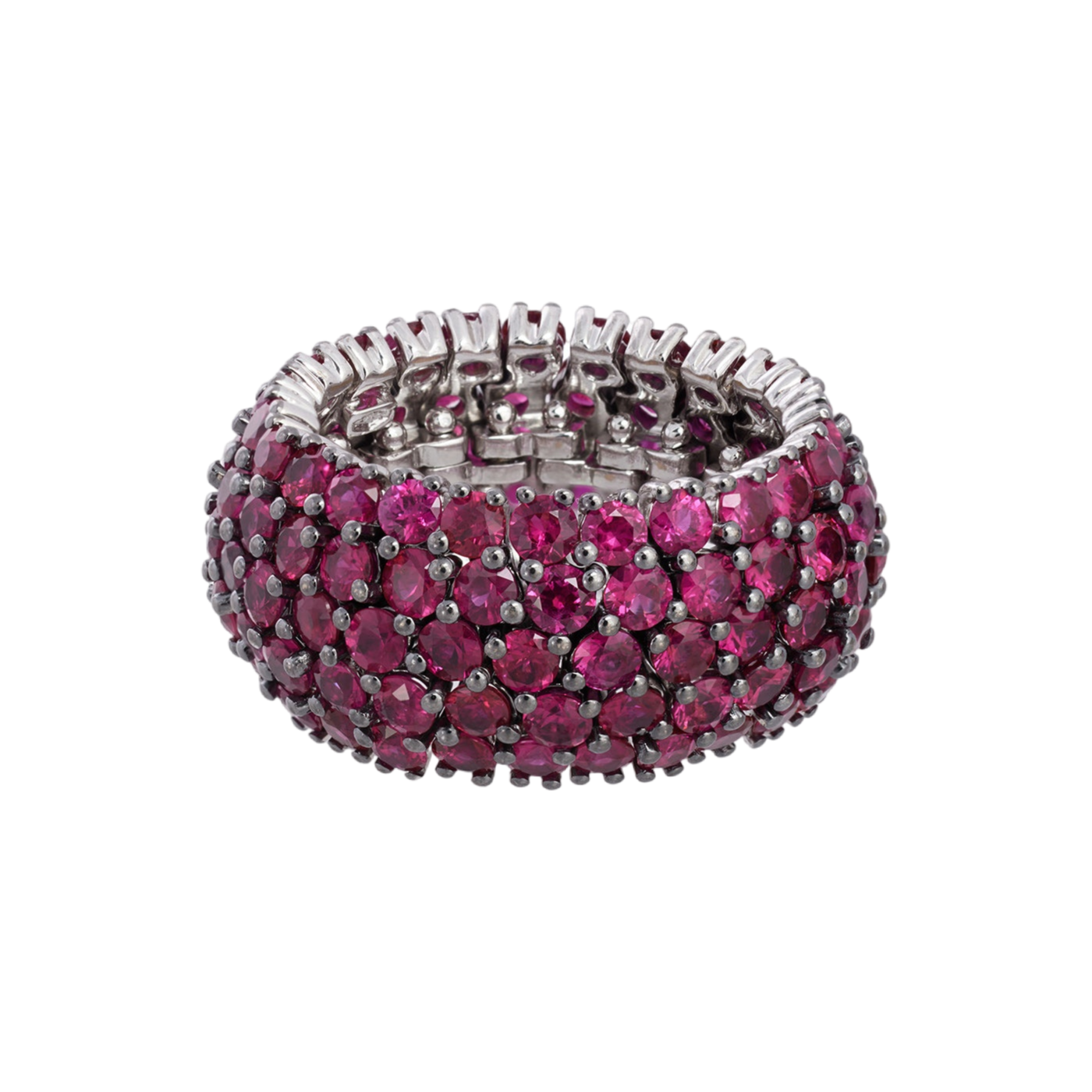 Flexible Ring with Rubies | Rings
