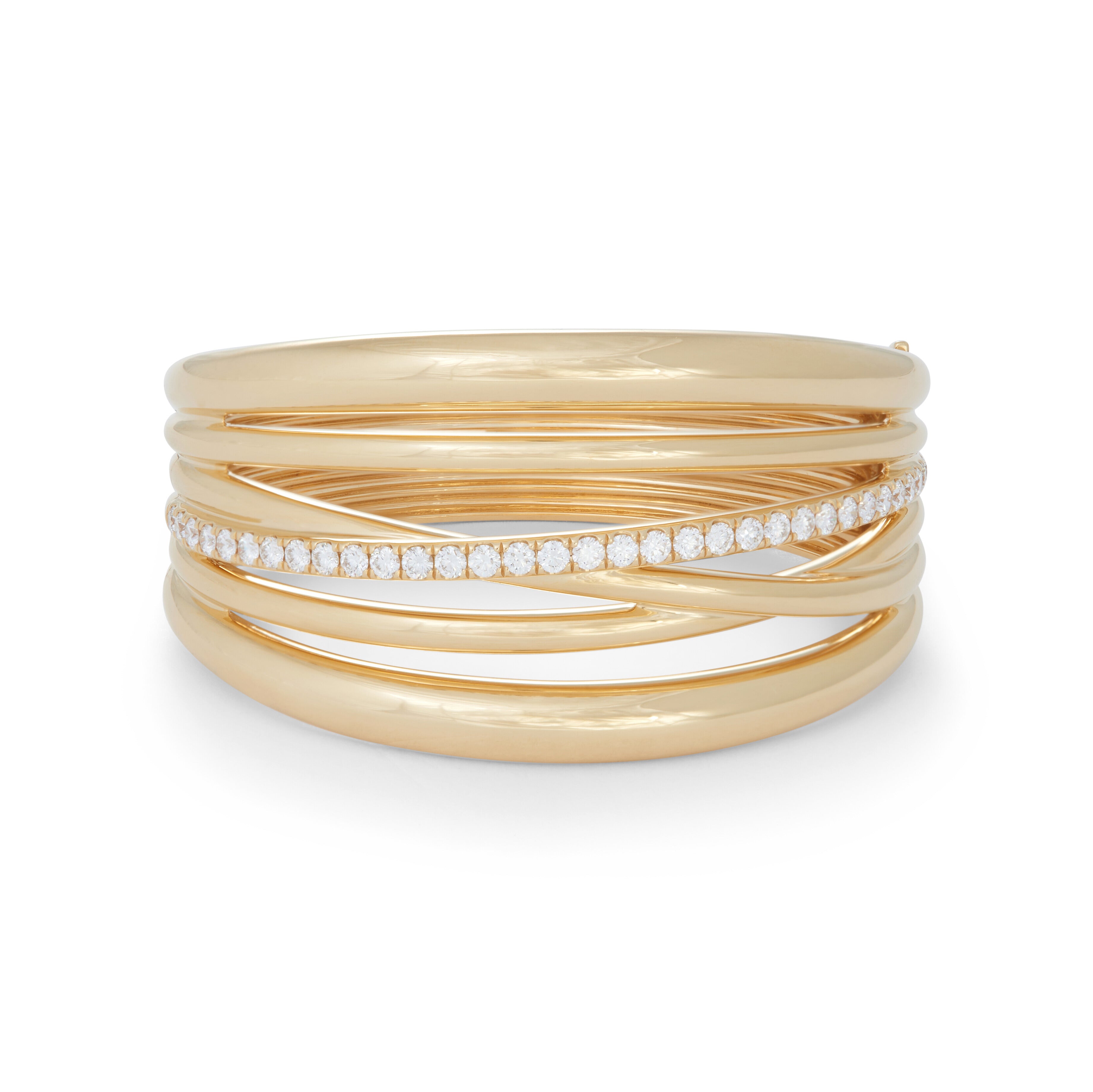 Diamond Accent Scribble Bracelet