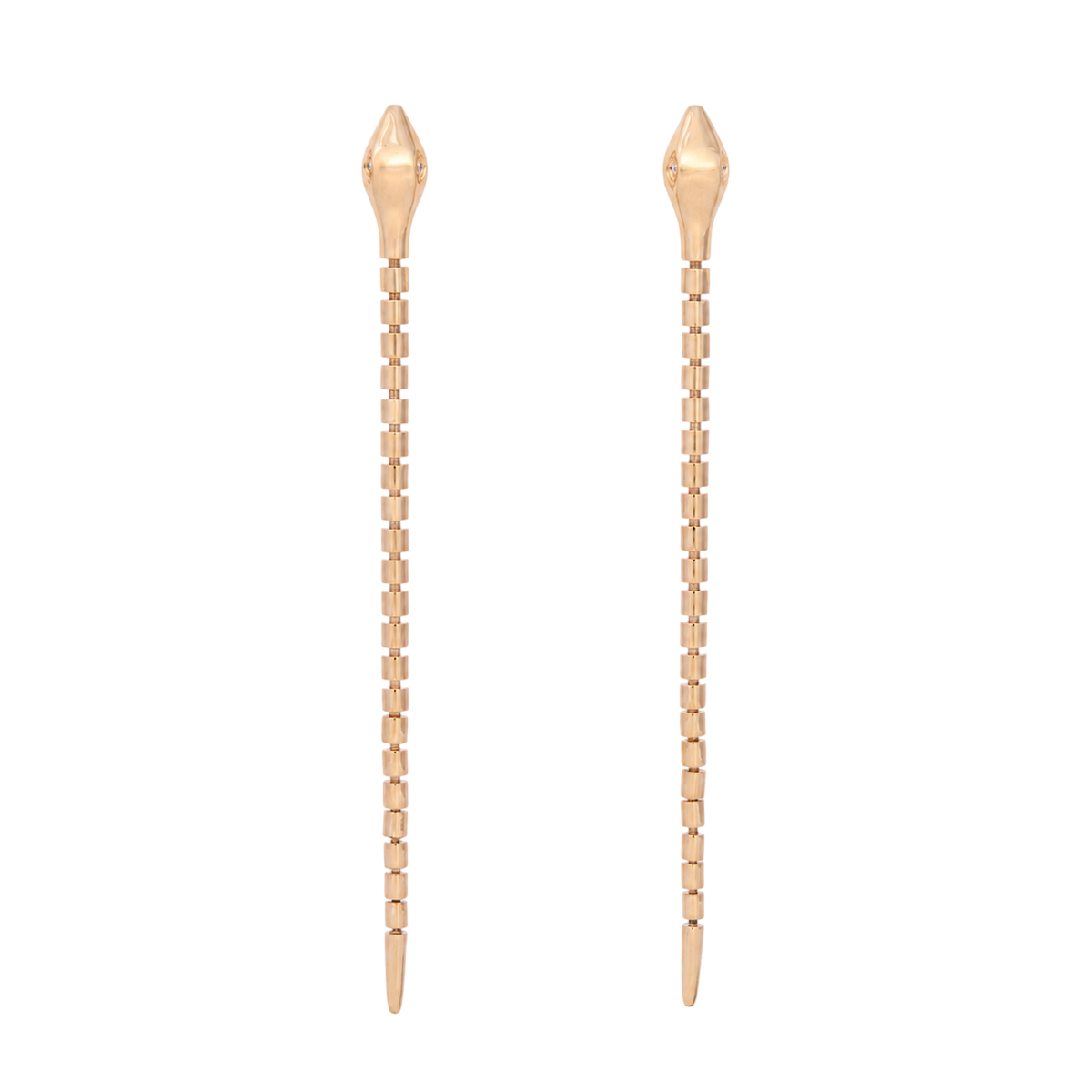Snake Shoulder Duster Earrings