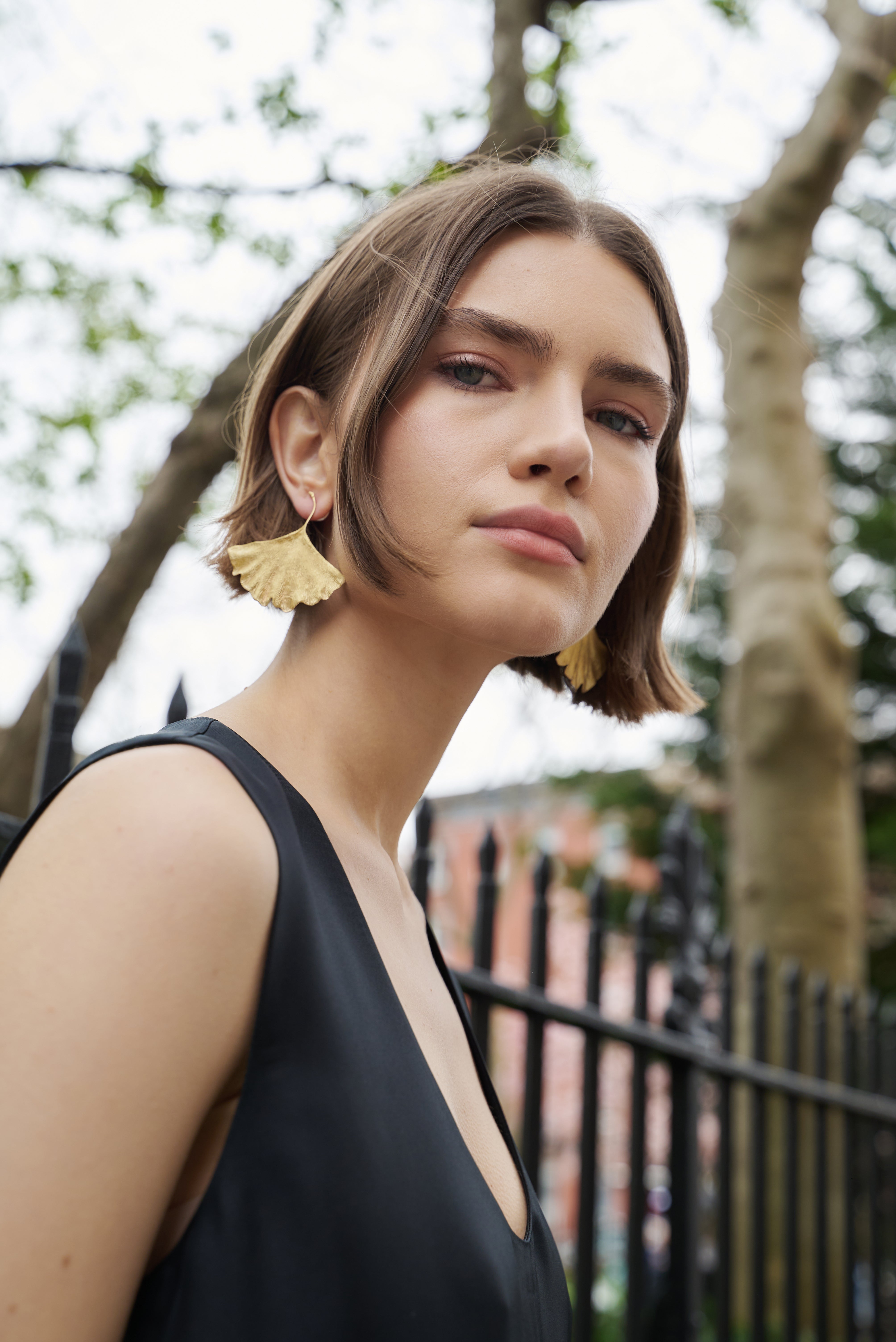 Ginkgo Earrings