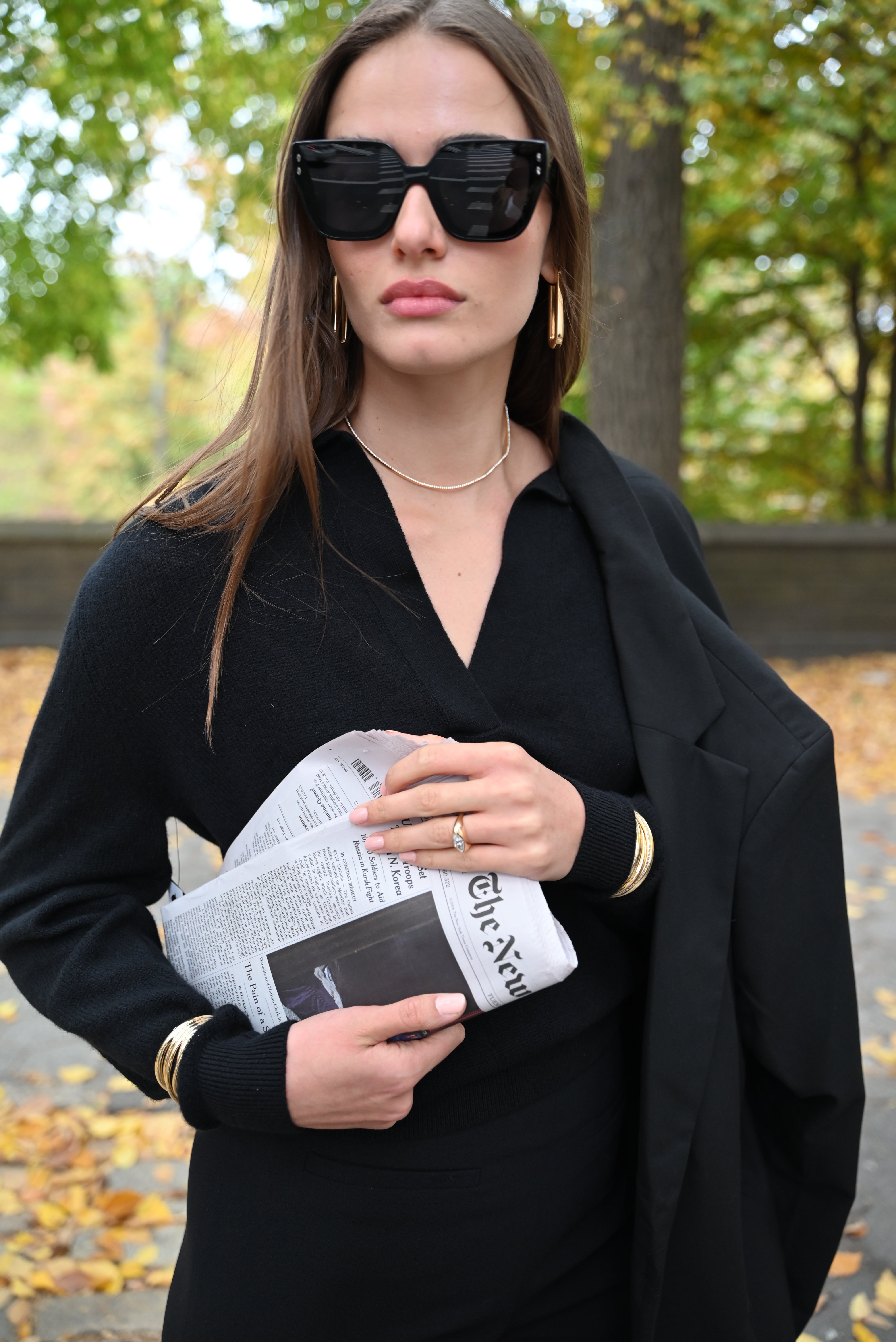 Paperclip Hoop Earrings