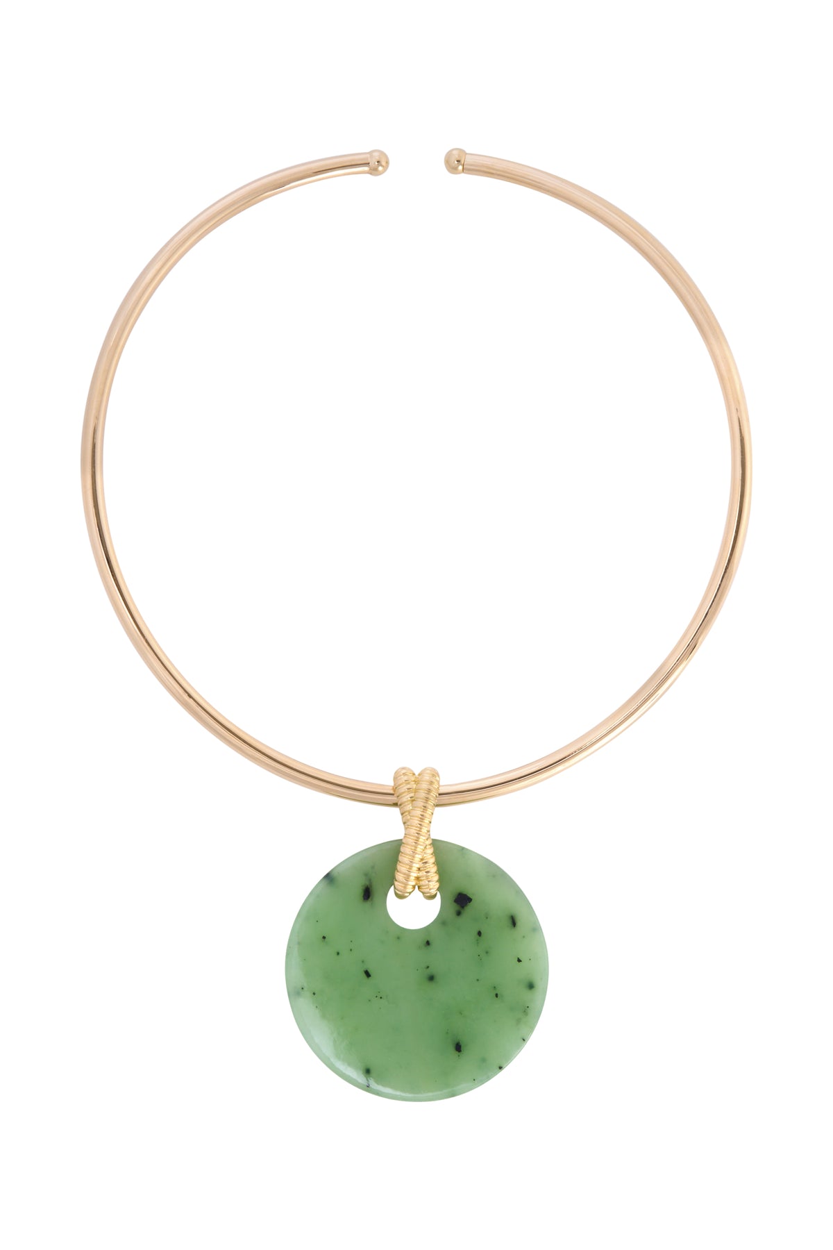 Nephrite Disc Pendant