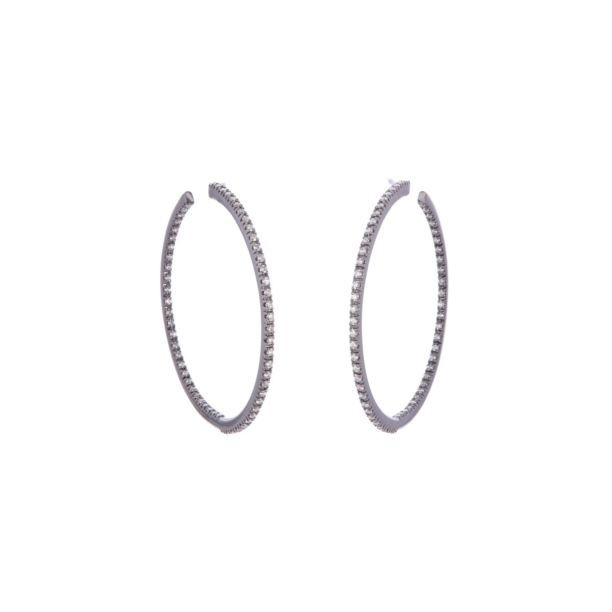 Diamond Pavé Perfect Hoops