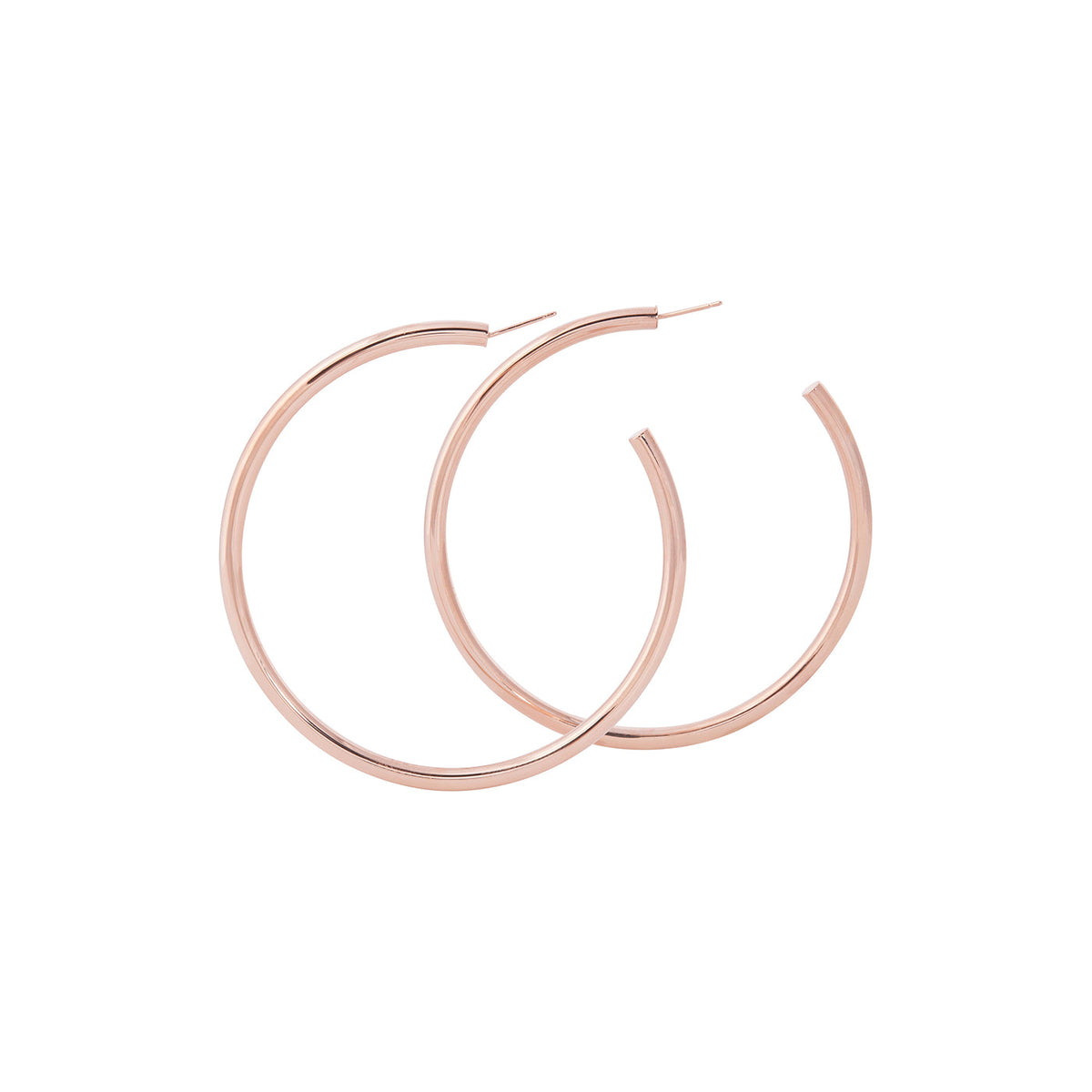 Rounded Hoop Earrings | Earrings