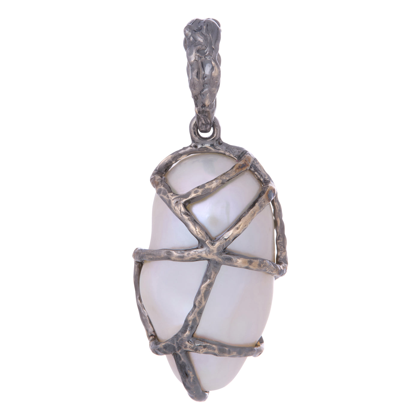 Tether Pendant in Black Rhodium