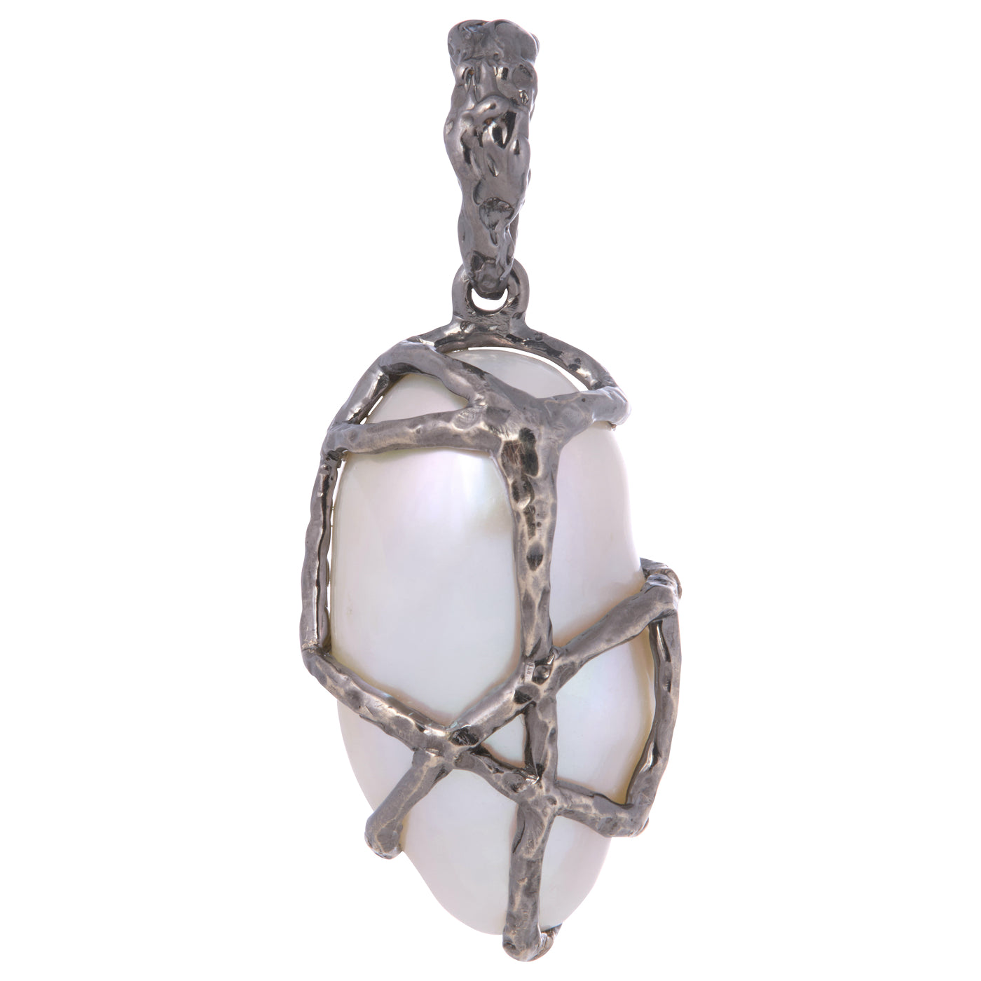 Tether Pendant in Black Rhodium