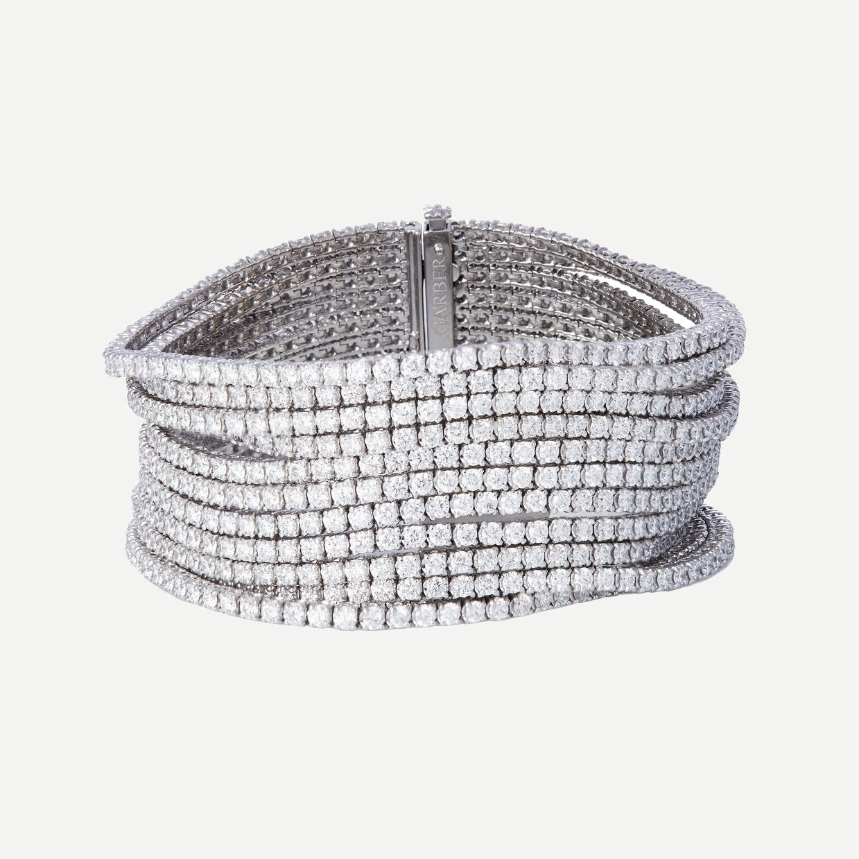 11 Row Bracelet with Diamonds