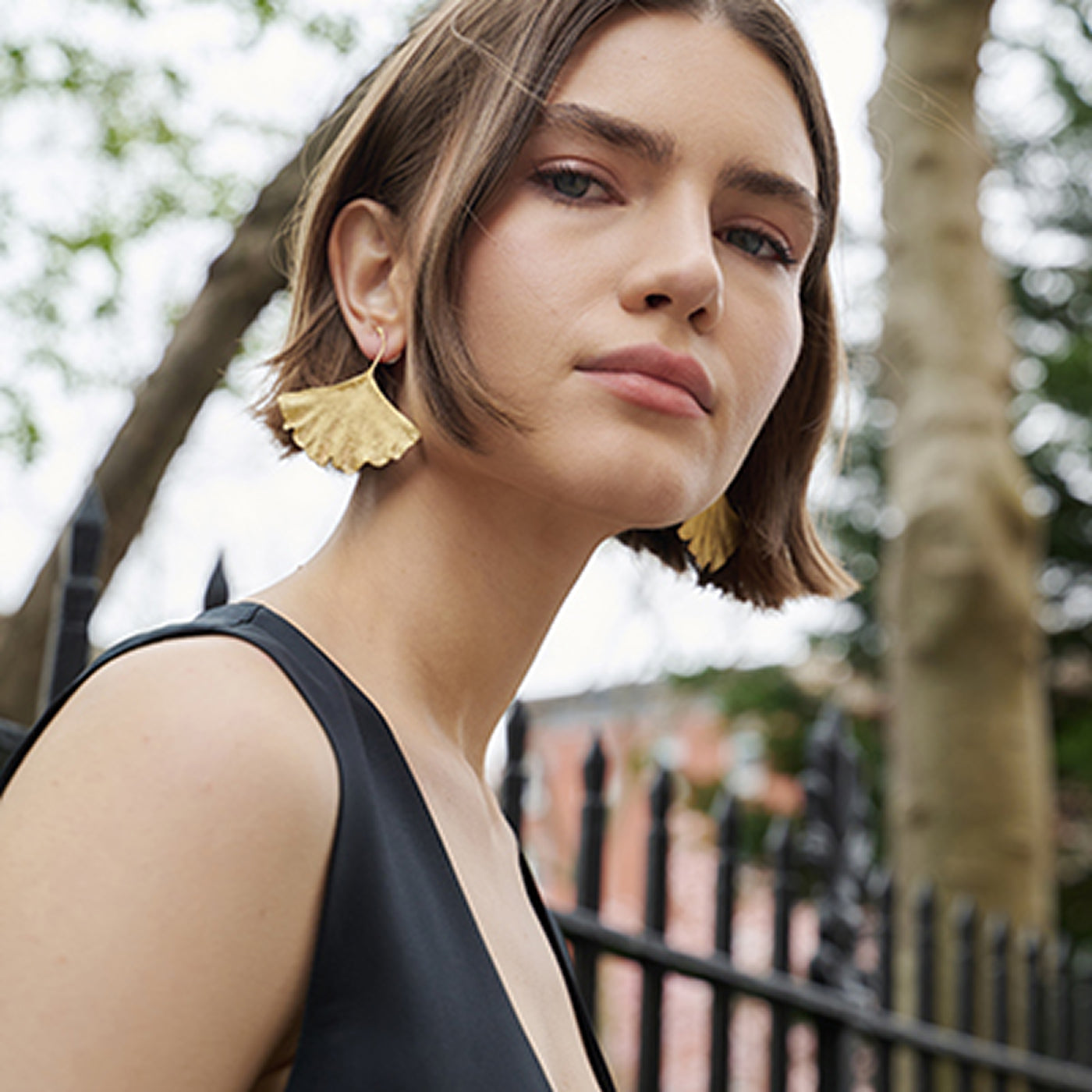 Ginkgo Earrings