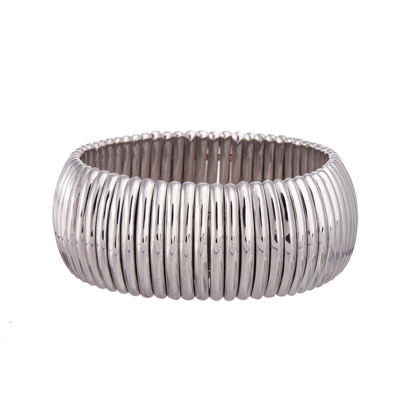Stretch Line Bracelet | White Gold / 6.7 in (17 cm) | Bracelets
