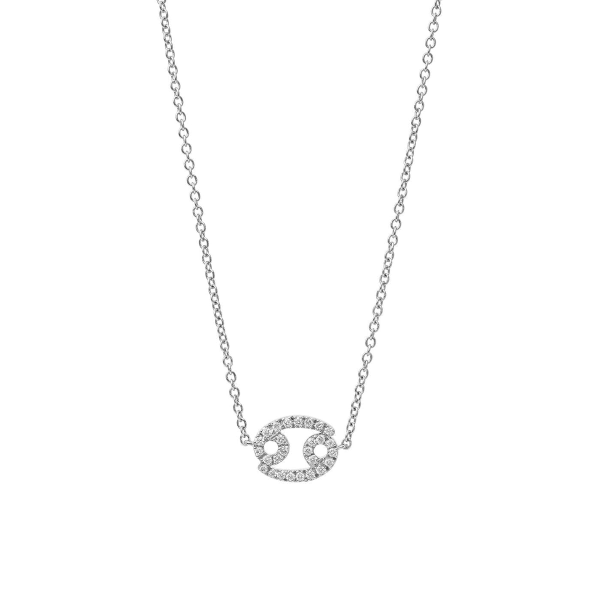 Cancer Necklace | White Gold | Necklaces Necklaces