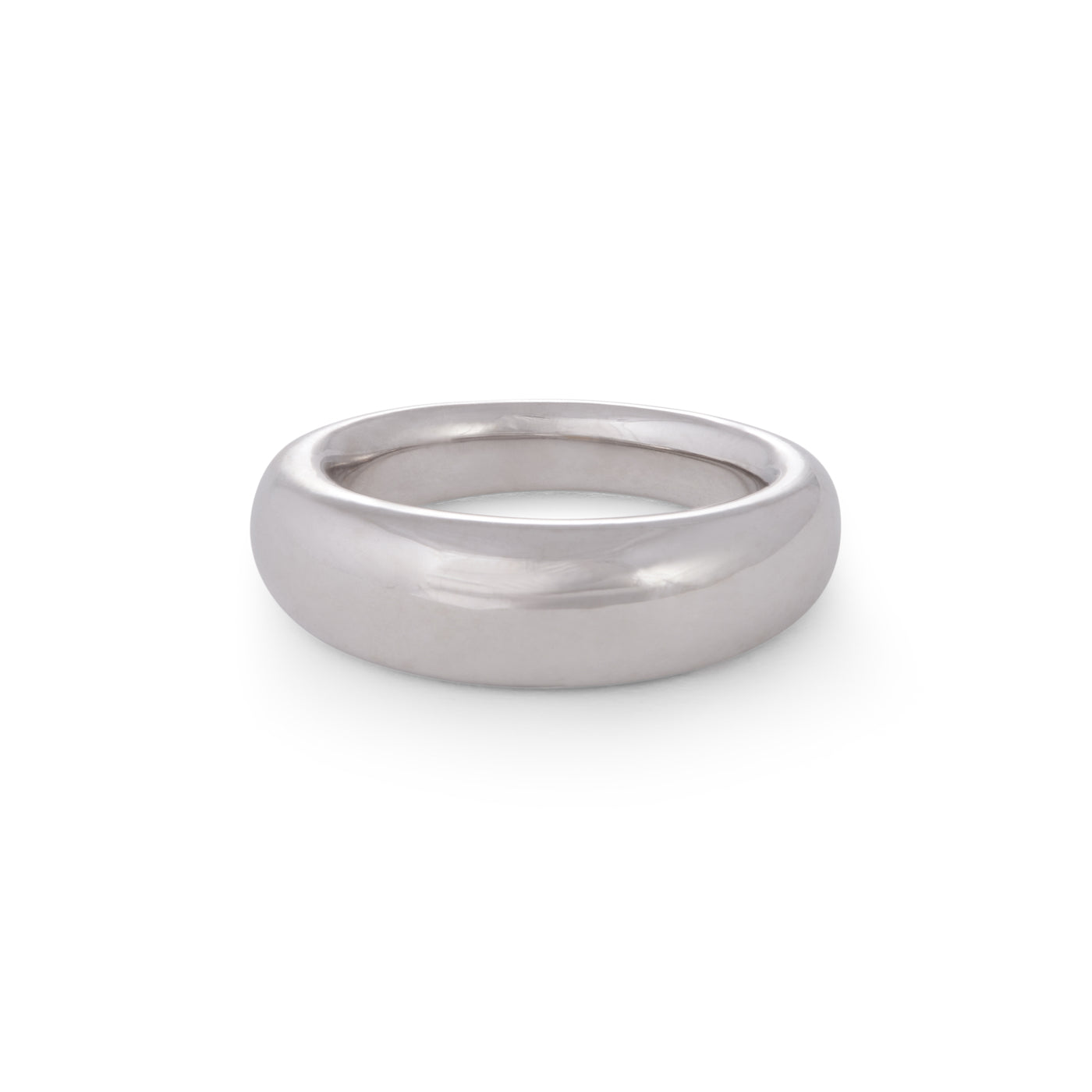French Dome Ring | White Gold | Rings