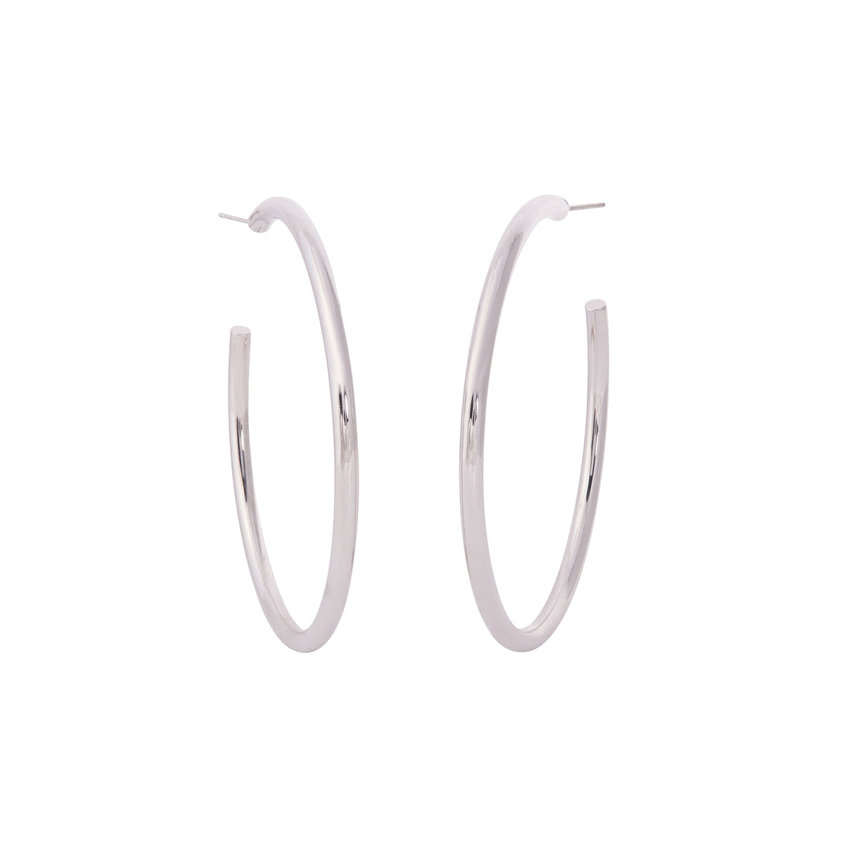 Rounded Hoop Earrings | Earrings