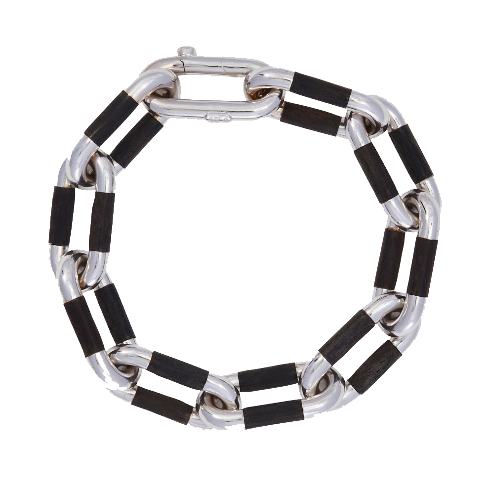Ebony and Gold Link Bracelet | Bracelets Bracelets