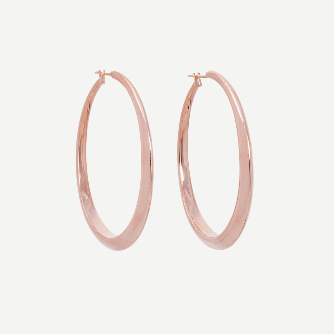 Oval Hoop Earrings