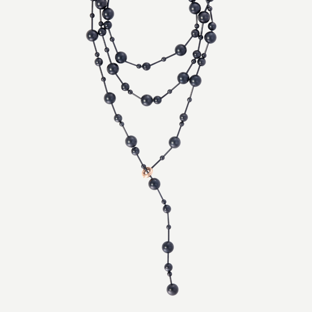 Titanium Satellite Necklace