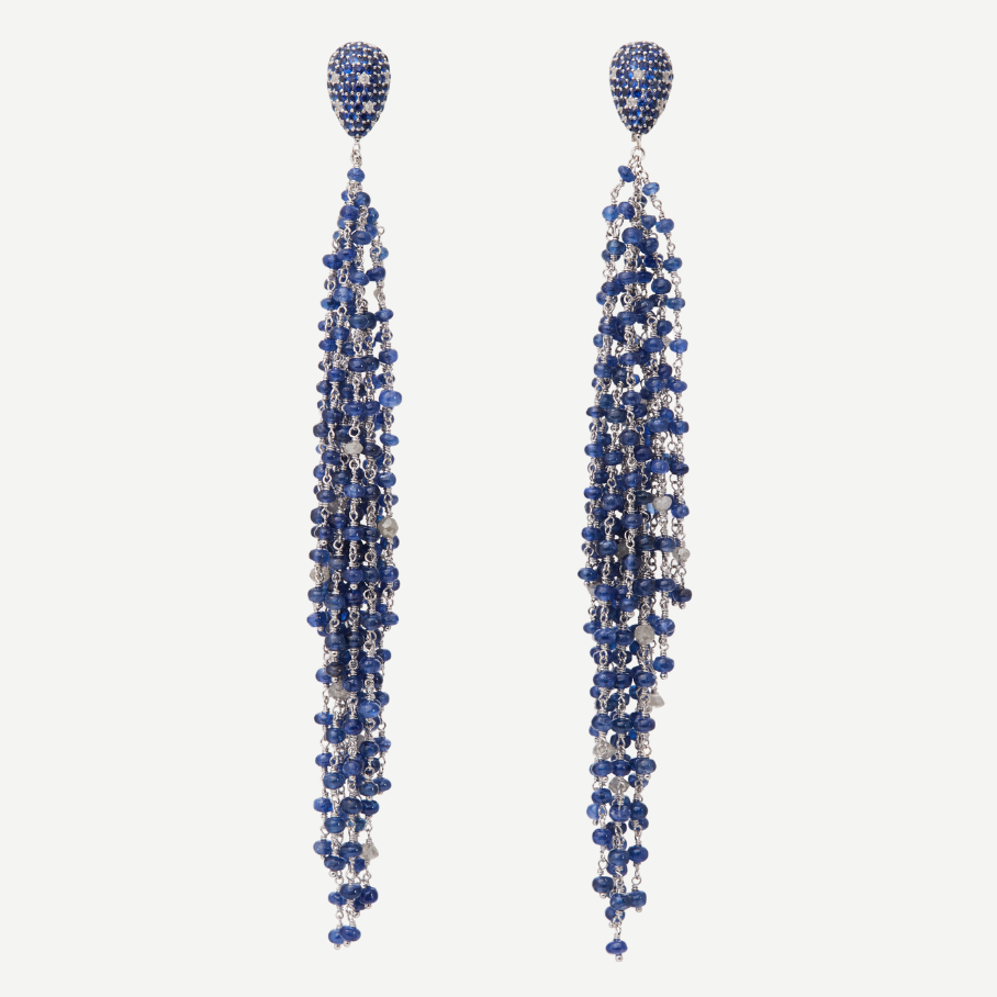 Sapphire Fringe Earrings