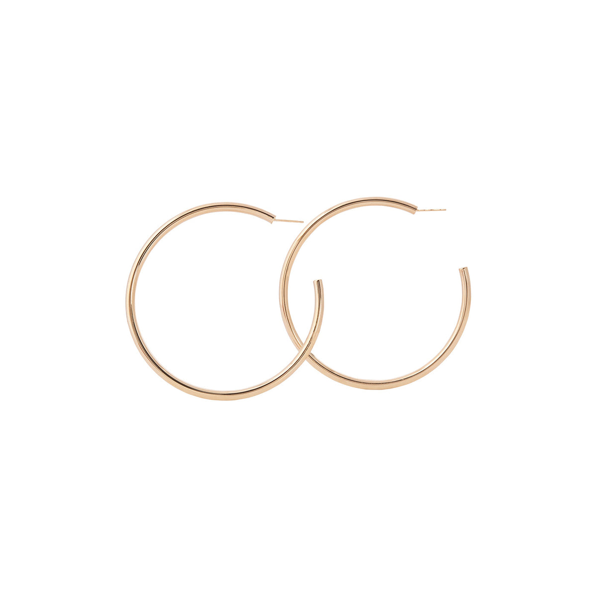 Rounded Hoop Earrings | Earrings