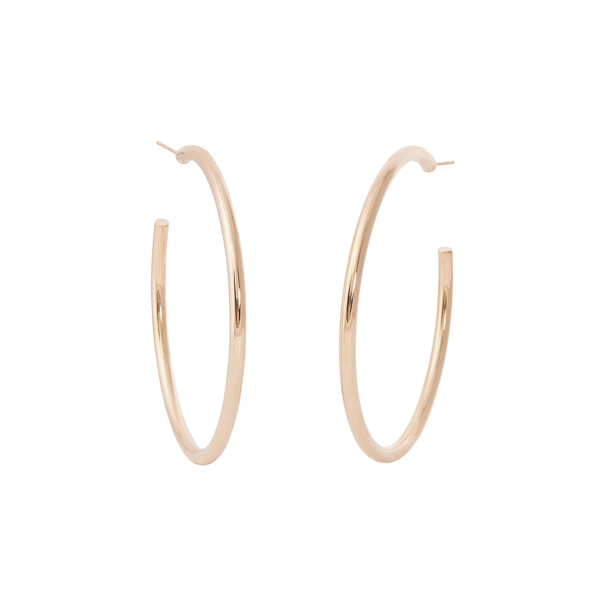 Rounded Hoop Earrings | Earrings