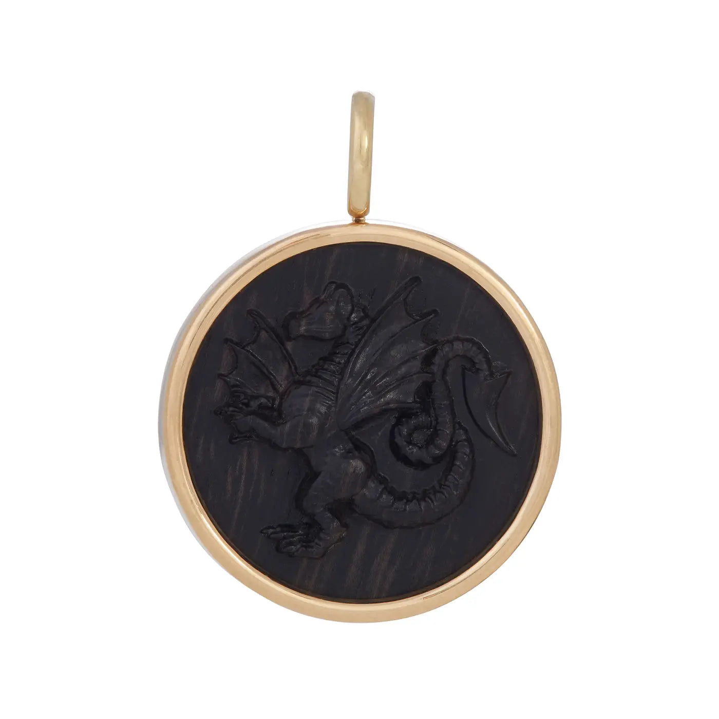 Ebony Dragon Pendant | Charms