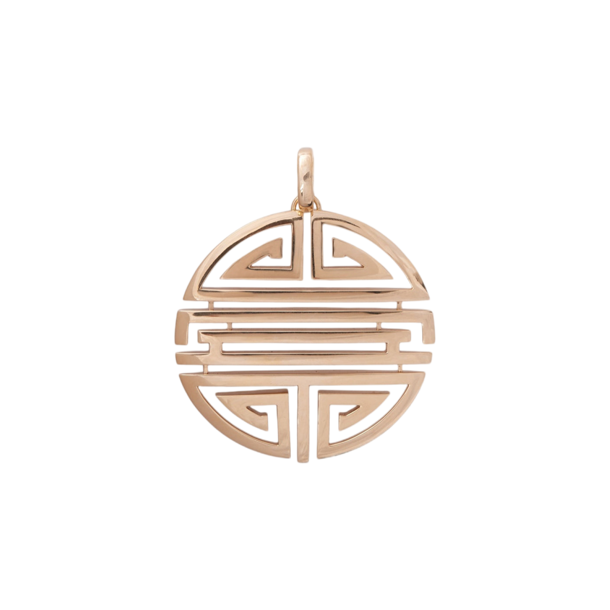 Longevity Pendant | Yellow Gold / 2.4 in (6 cm) | Charms Charms & Pendants