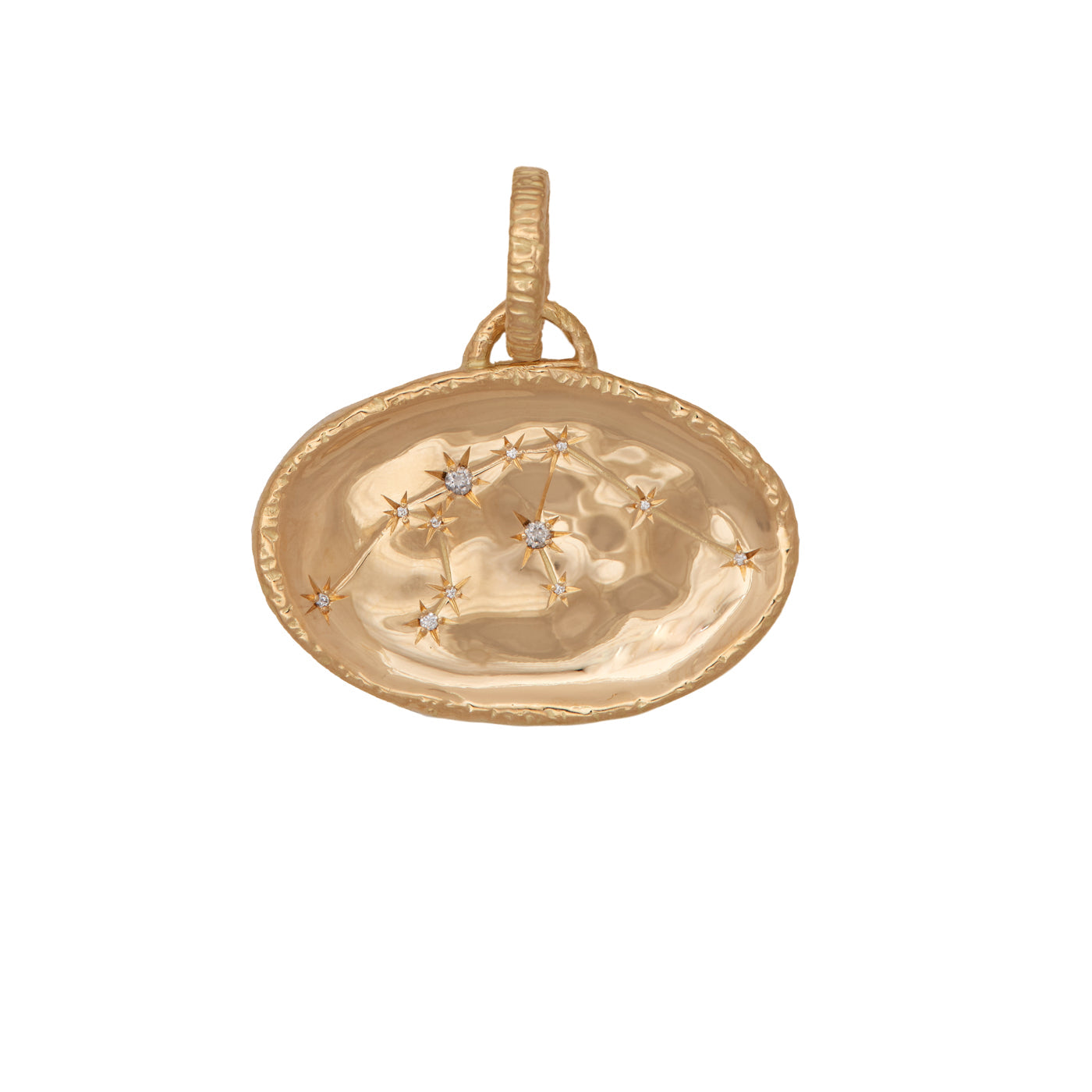 Aquarius Pendant | Yellow Gold / Regular | Zodiacs