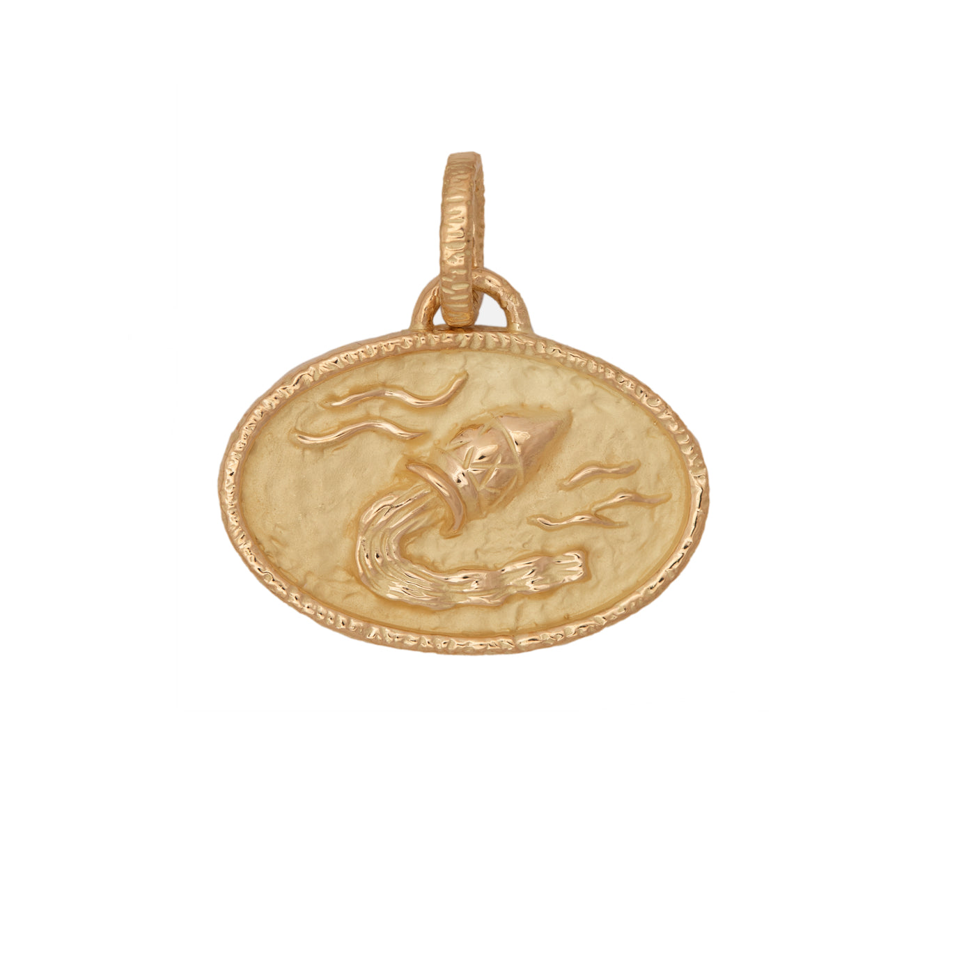 Aquarius Pendant | Yellow Gold / Regular | Zodiacs