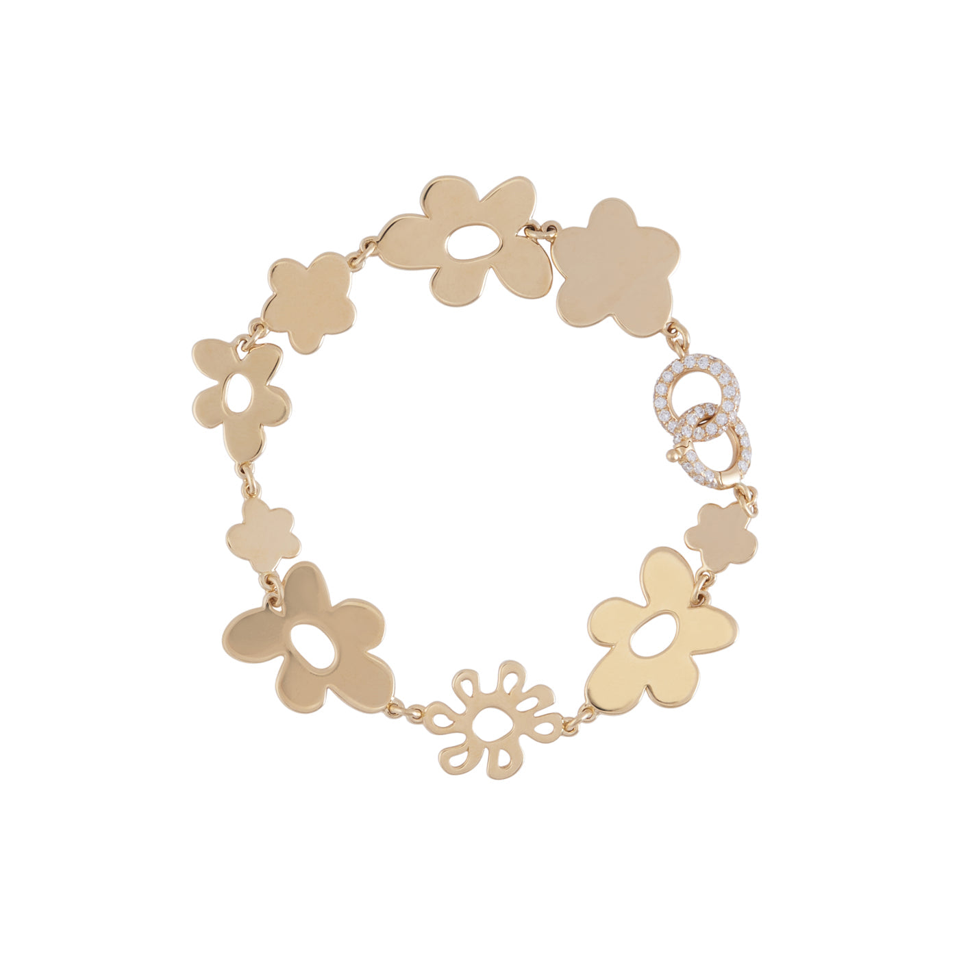 Preorder - Arcadia Diamond Flower Necklace with Detachable Bracelet | Necklaces