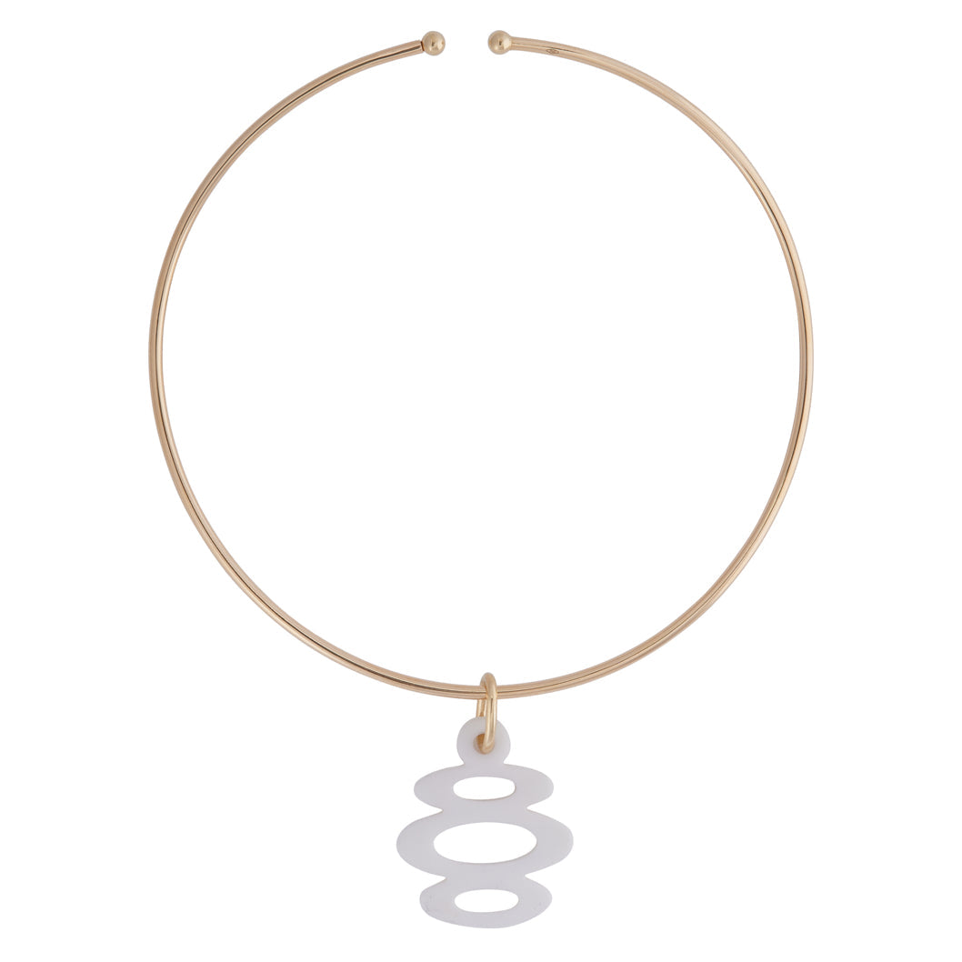 Preorder - Aurora Ceramic and Gold Pendant | Charms