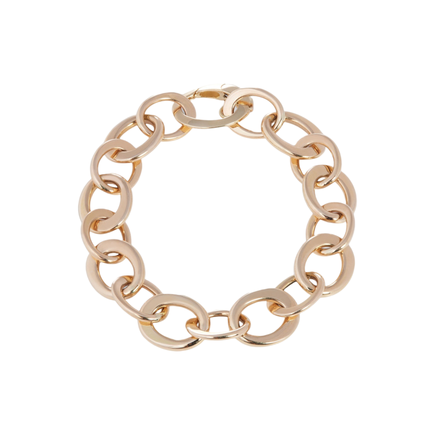 Crescent Link Bracelet | Yellow Gold / 7.5 in (19 cm) | Bracelets