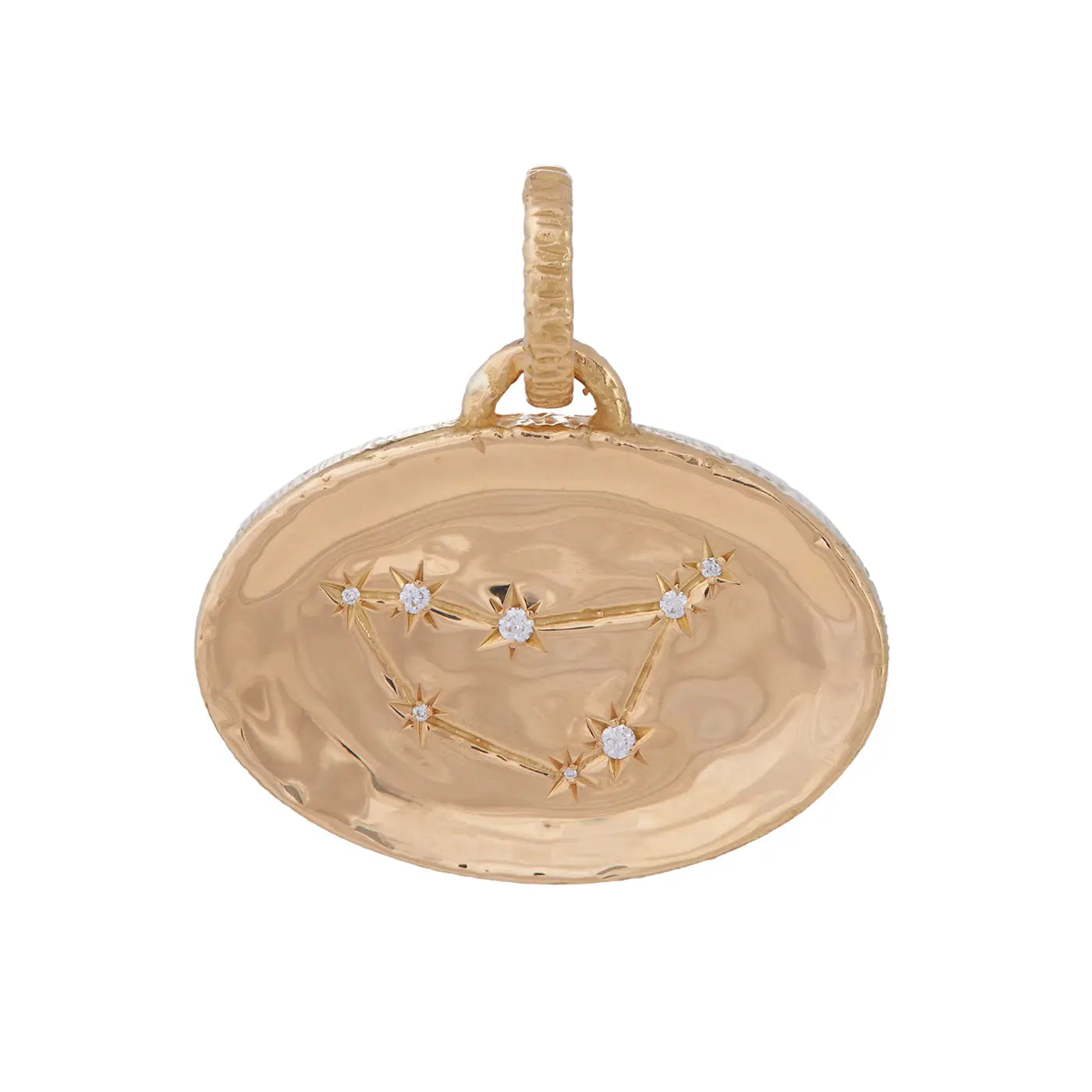 Capricorn Pendant with Diamonds | Yellow Gold / Regular | Zodiacs