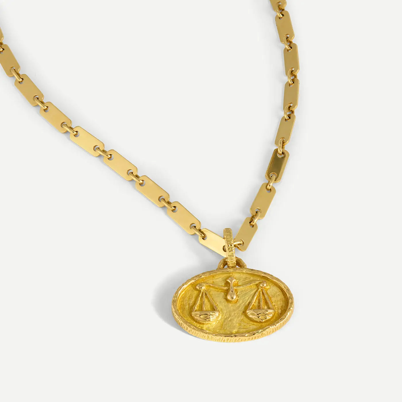 Tab Chain Necklace | White Gold / 27 in (68.58 cm) | Necklaces