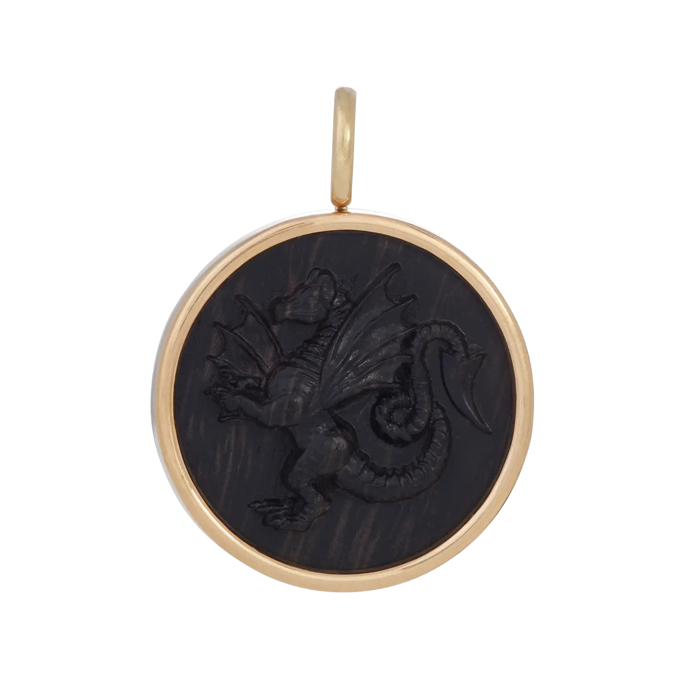 Ebony Dragon Pendant | Charms