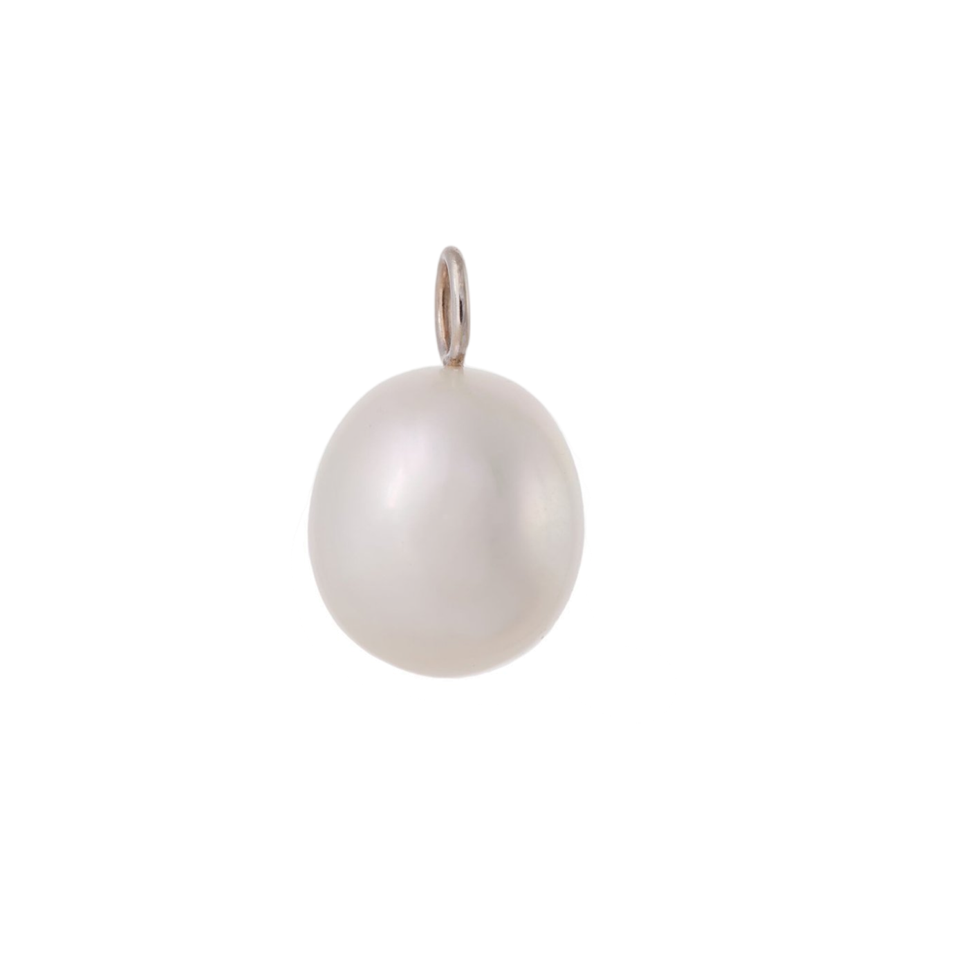 Floating Pearl Charm | White Gold | Charms
