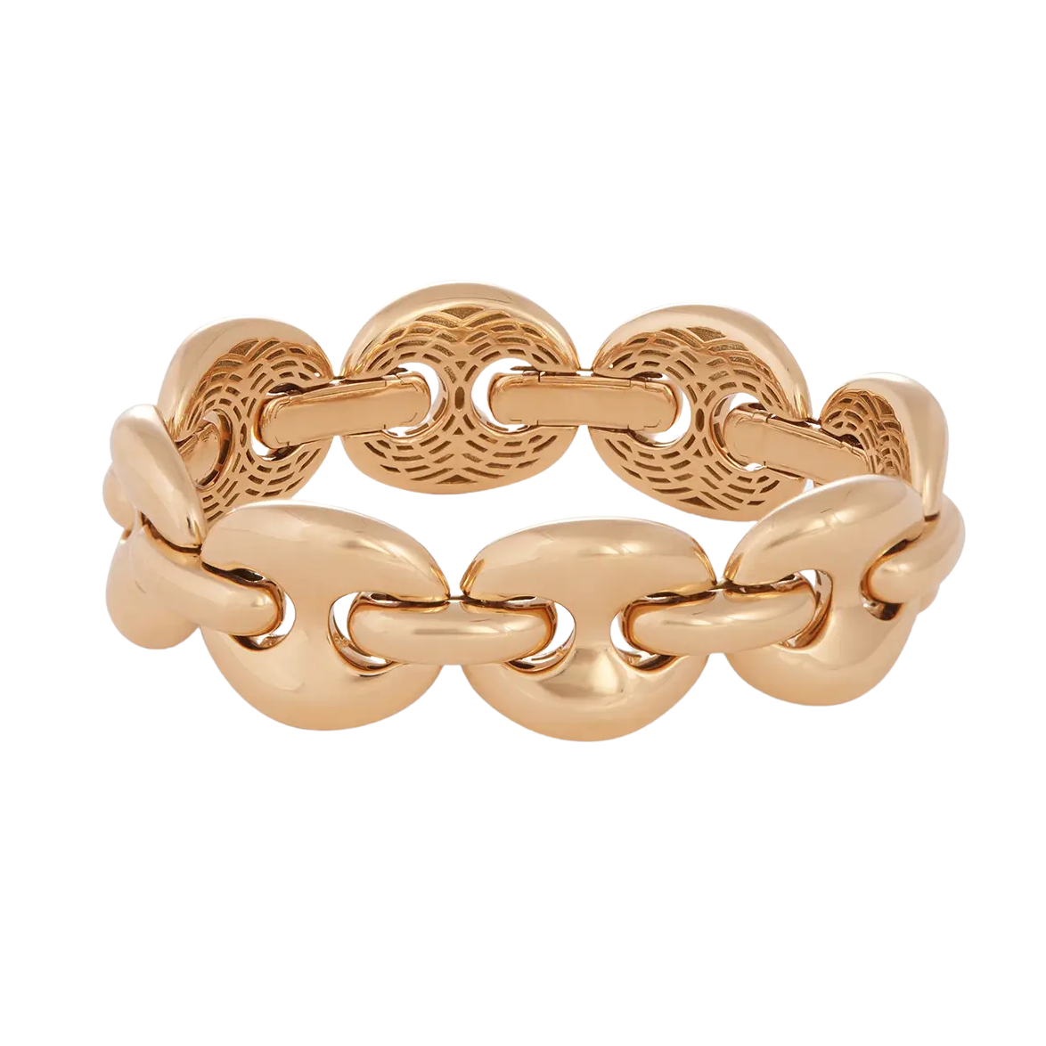 Puffy Mariner Stretch Bracelet | Yellow Gold / 6 in (15.5 cm) | Bracelets