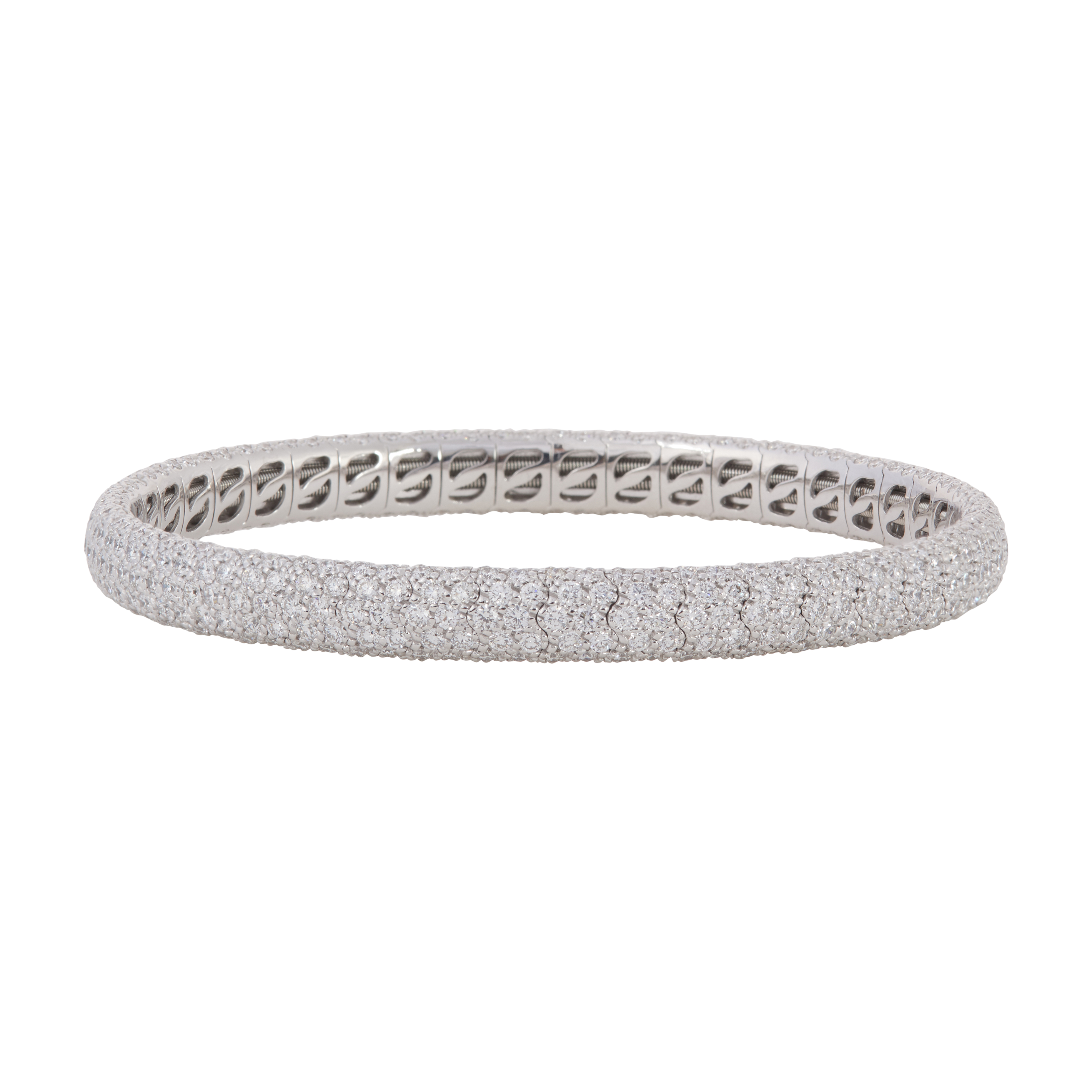 Pavé Stretch Bracelet with Diamonds | Bracelets