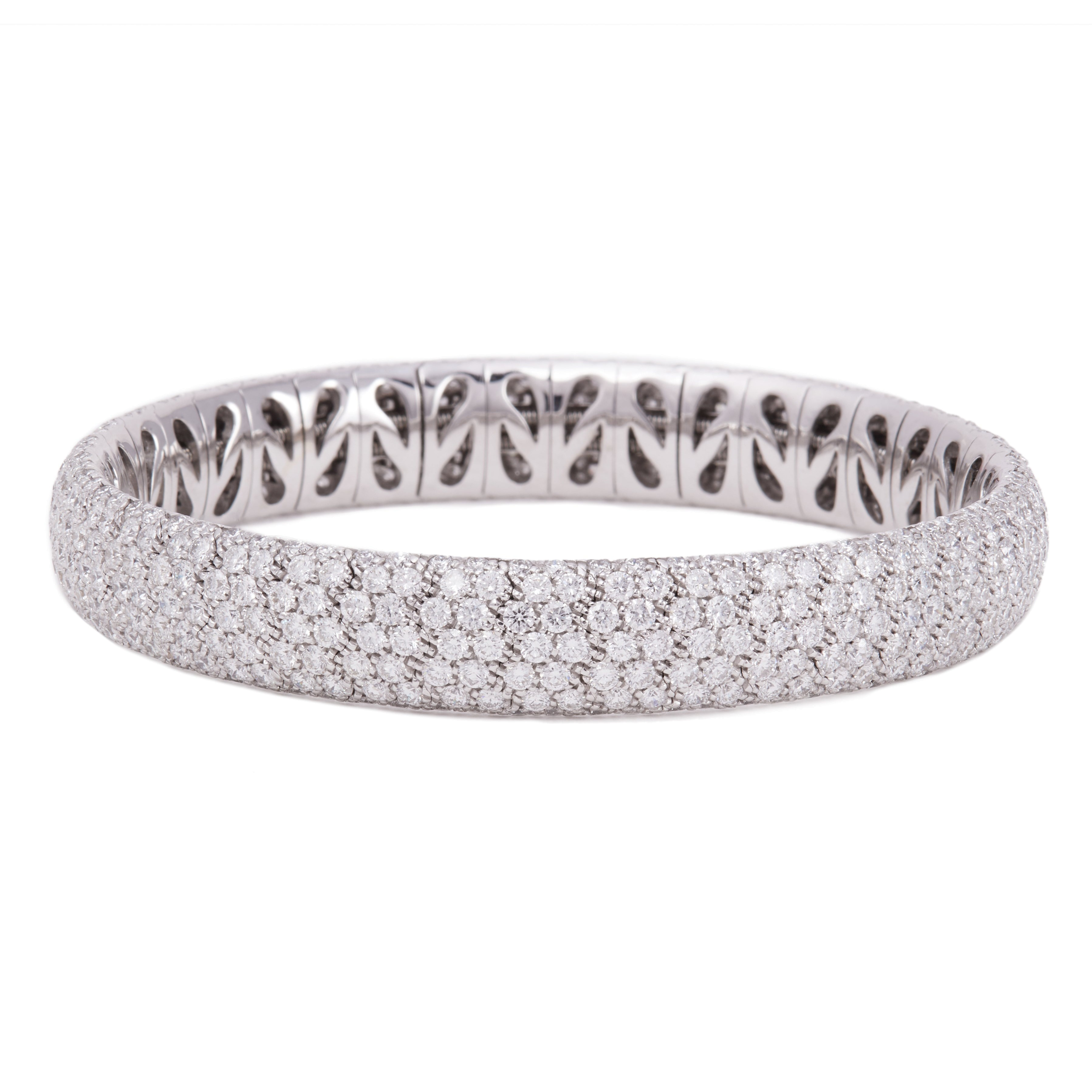 Pavé Stretch Bracelet with Diamonds | Bracelets
