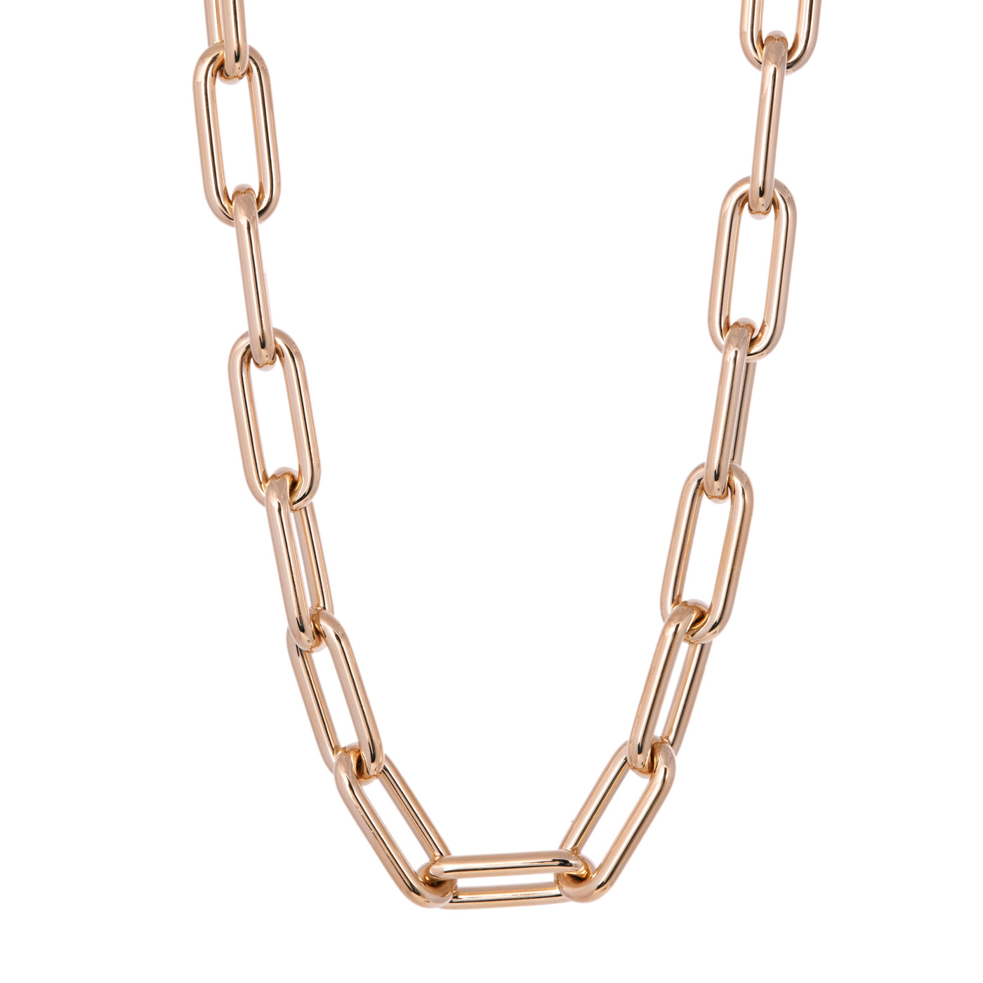 Elliptic Link Necklace | Yellow Gold / 18 in (45.75 cm) | Necklaces