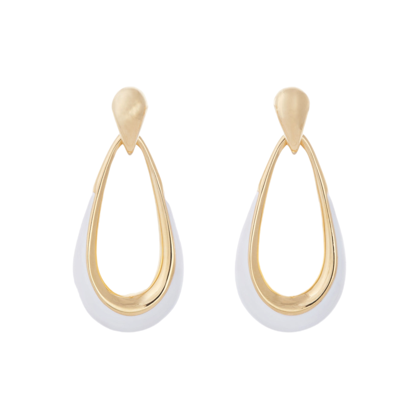 Enamel Door Knocker Earrings | Earrings