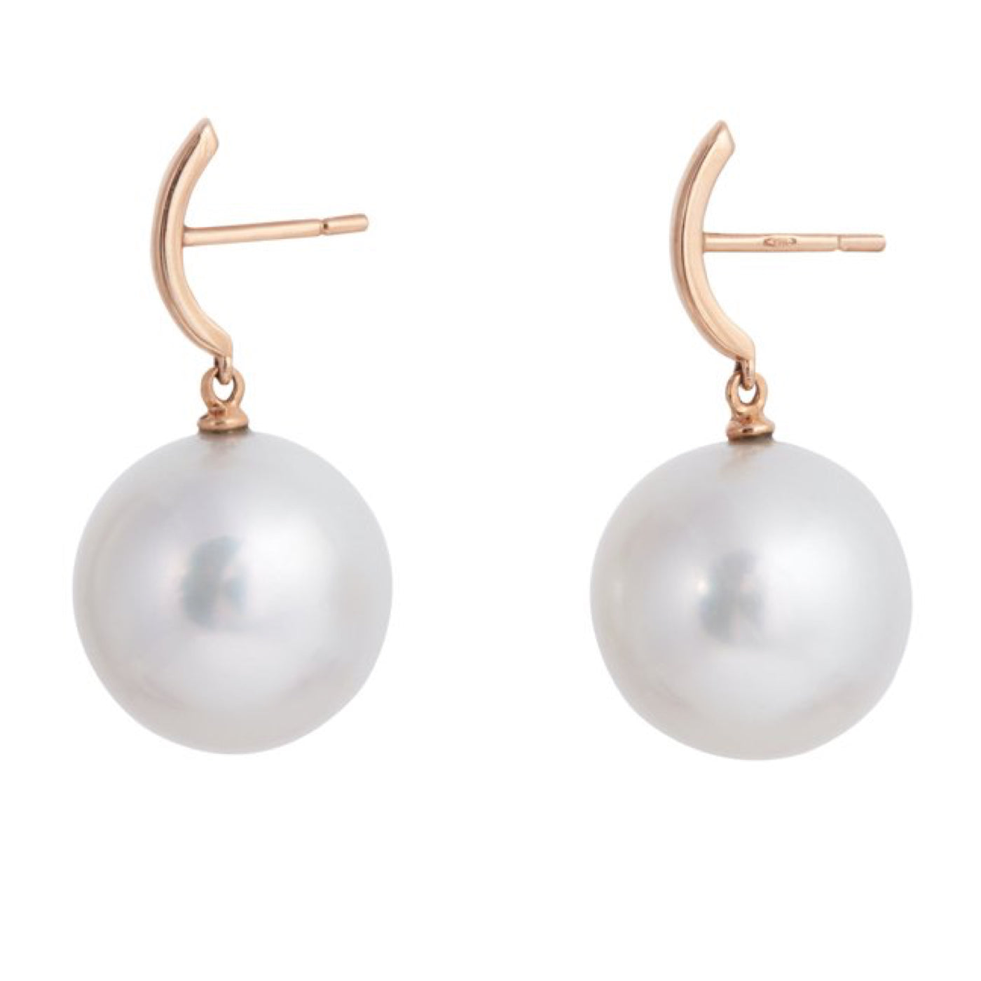 Floating Pearl Earrings with Bar Top | Earrings